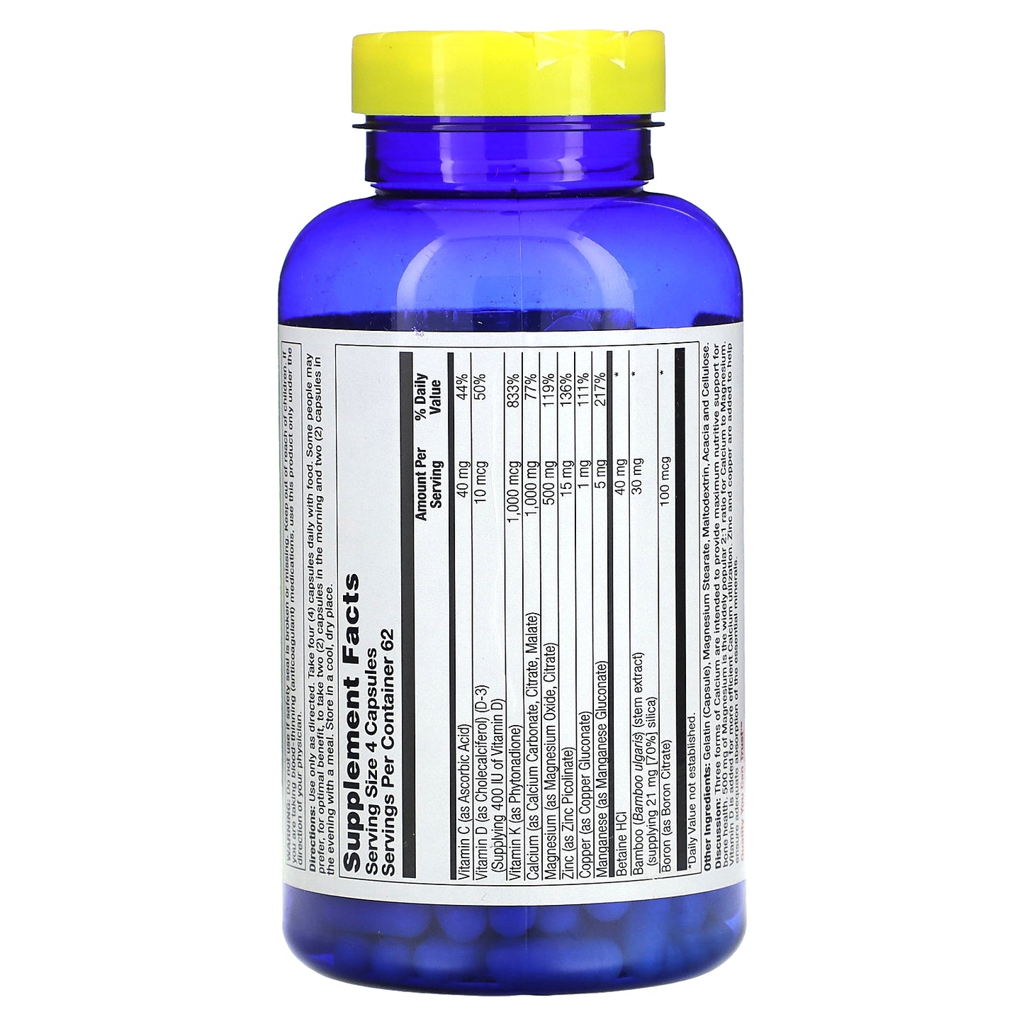 Nature's Life, Reinforce Bone Formula, 250 Capsules