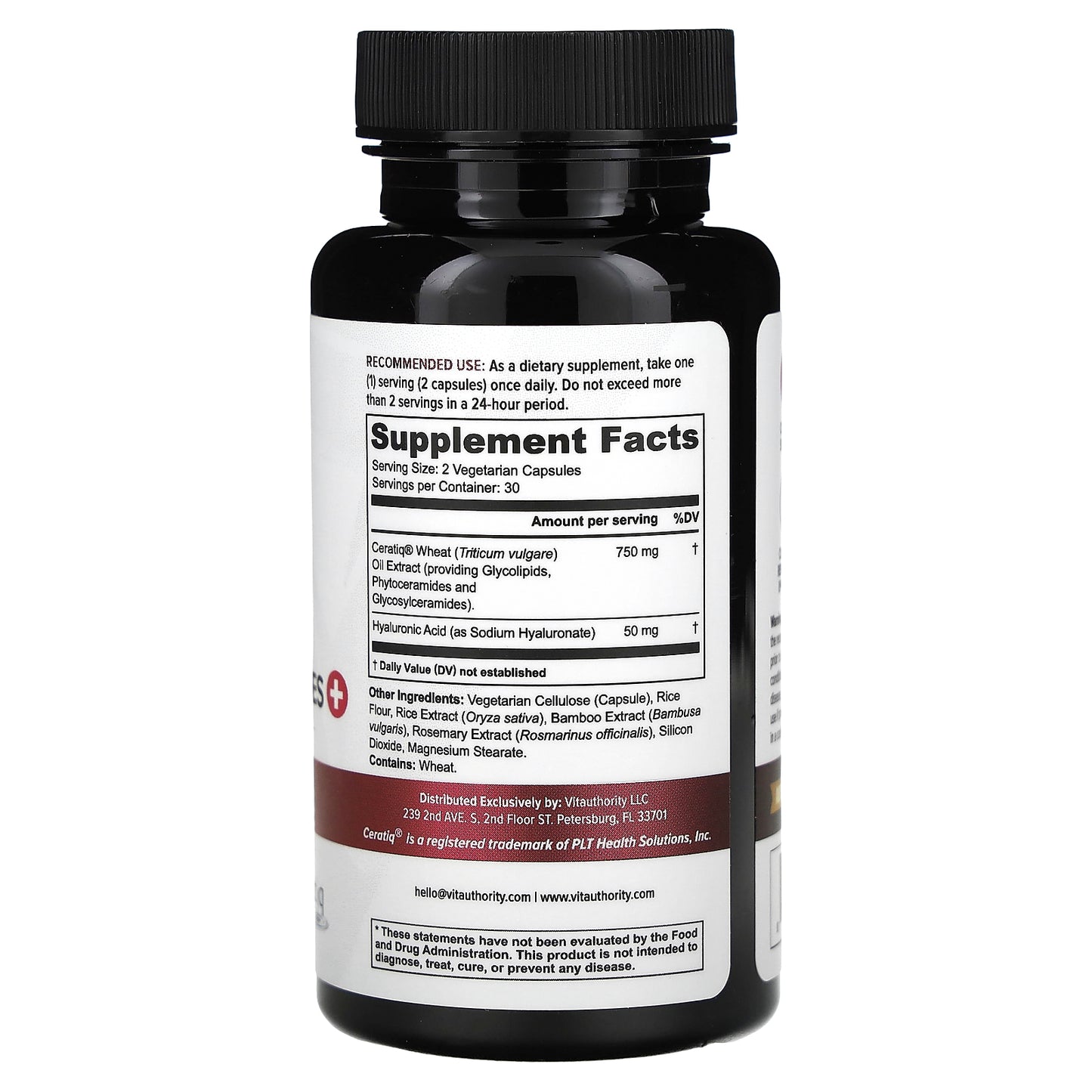 Vitauthority, Phytoceramides +, 60 Vegetarian Capsules