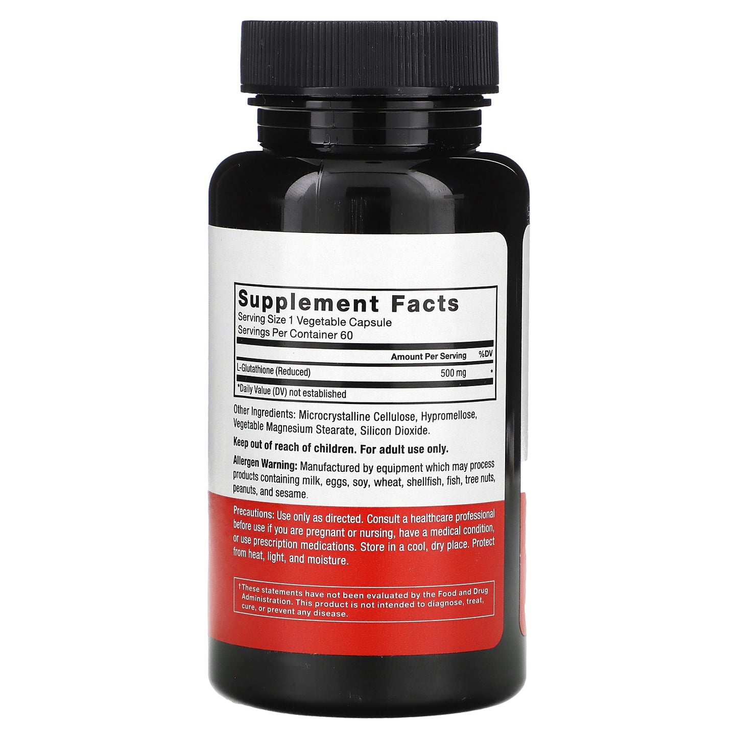 Force Factor, Glutathione (Reduced), 500 mg , 60 Vegetable Capsules