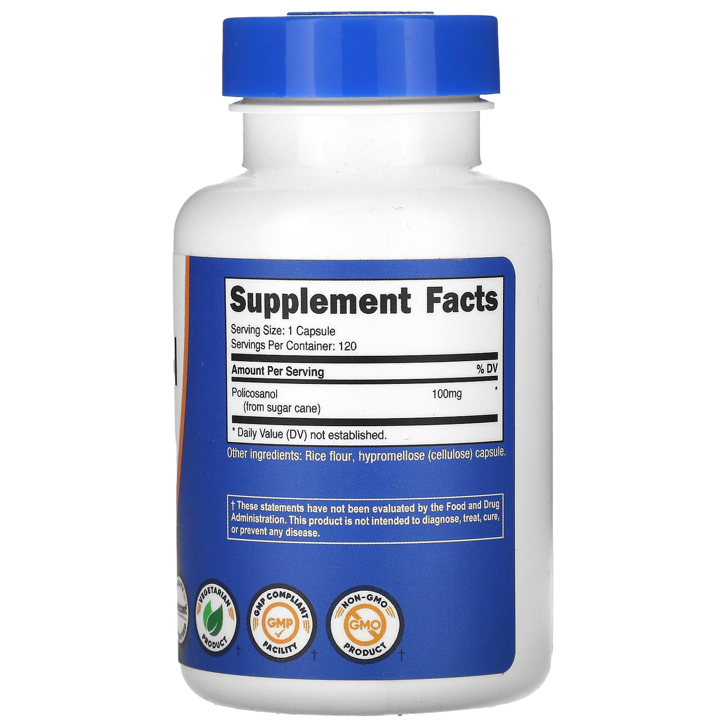 Nutricost, Policosanol, 100 mg, 120 Capsules