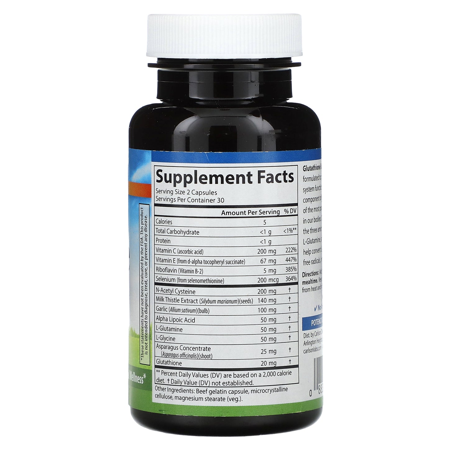 Carlson, Glutathione Booster , 60 Capsules