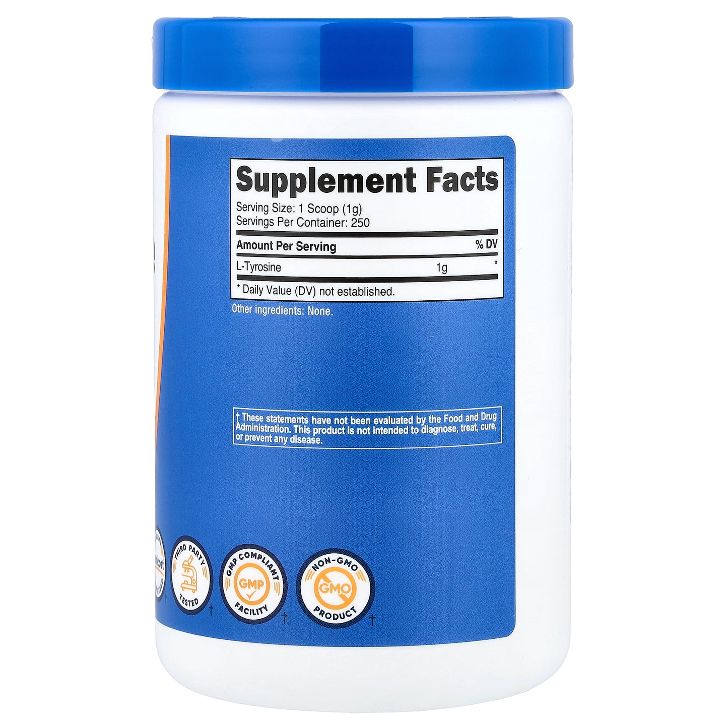 Nutricost, L-Tyrosine, Unflavored, 8.9 oz (250 g)