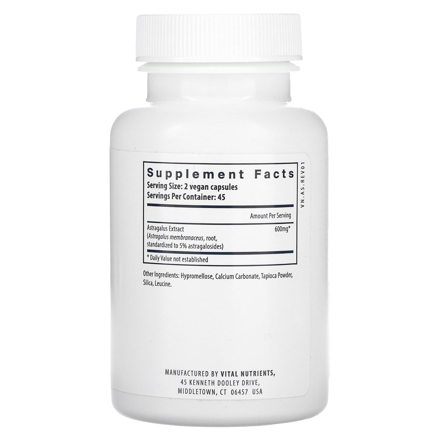 Vital Nutrients, Astragalus Root Extract, 90 Vegan Capsules (300 mg per Capsule)