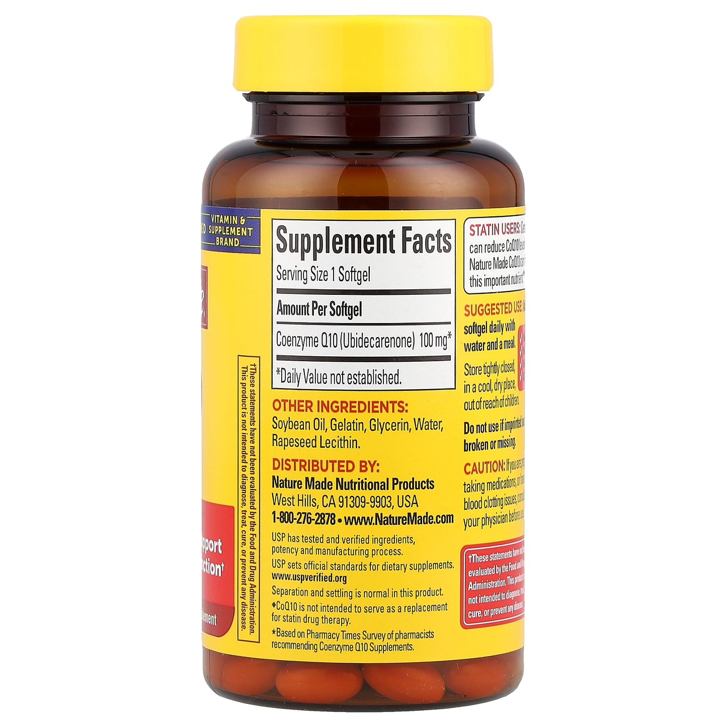 Nature Made, CoQ10 , 100 mg, 40 Softgels