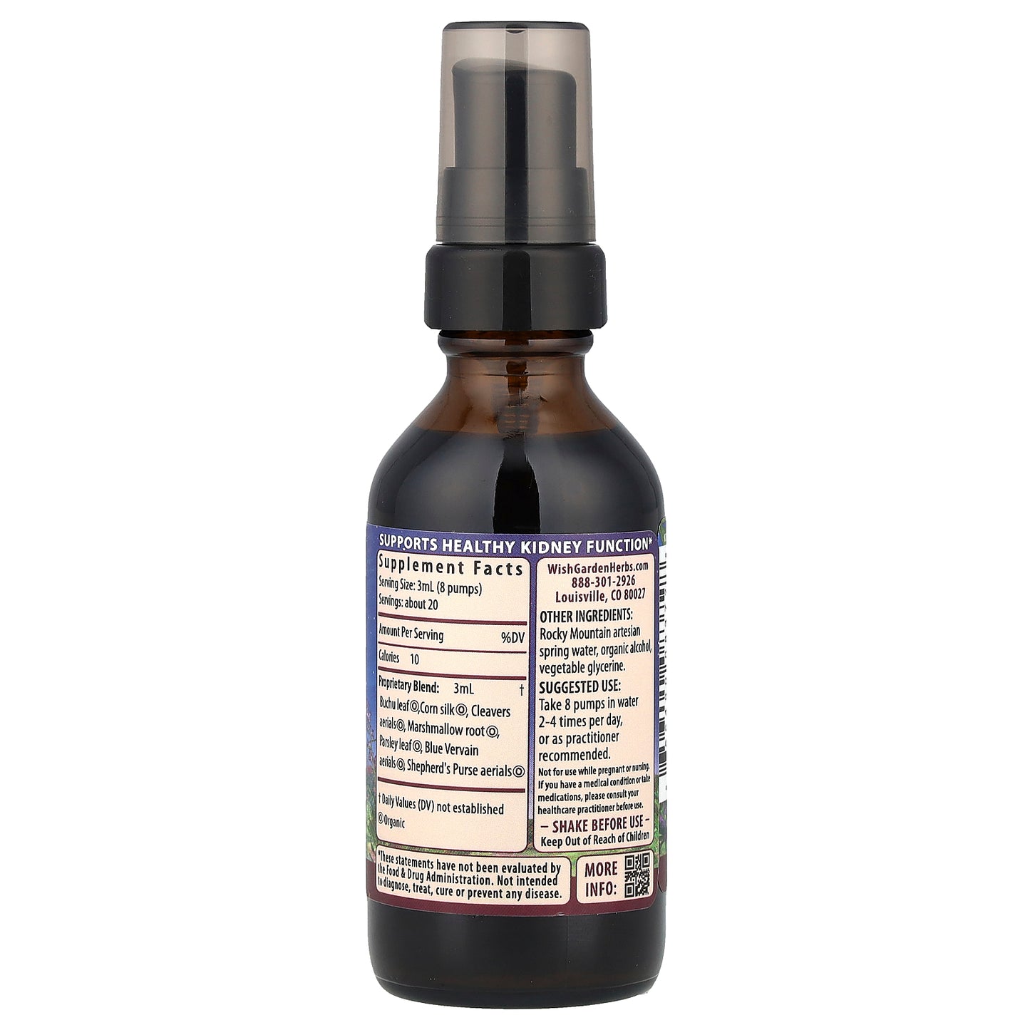 WishGarden Herbs, Kidney™ Strength , 2 fl oz (59 ml)