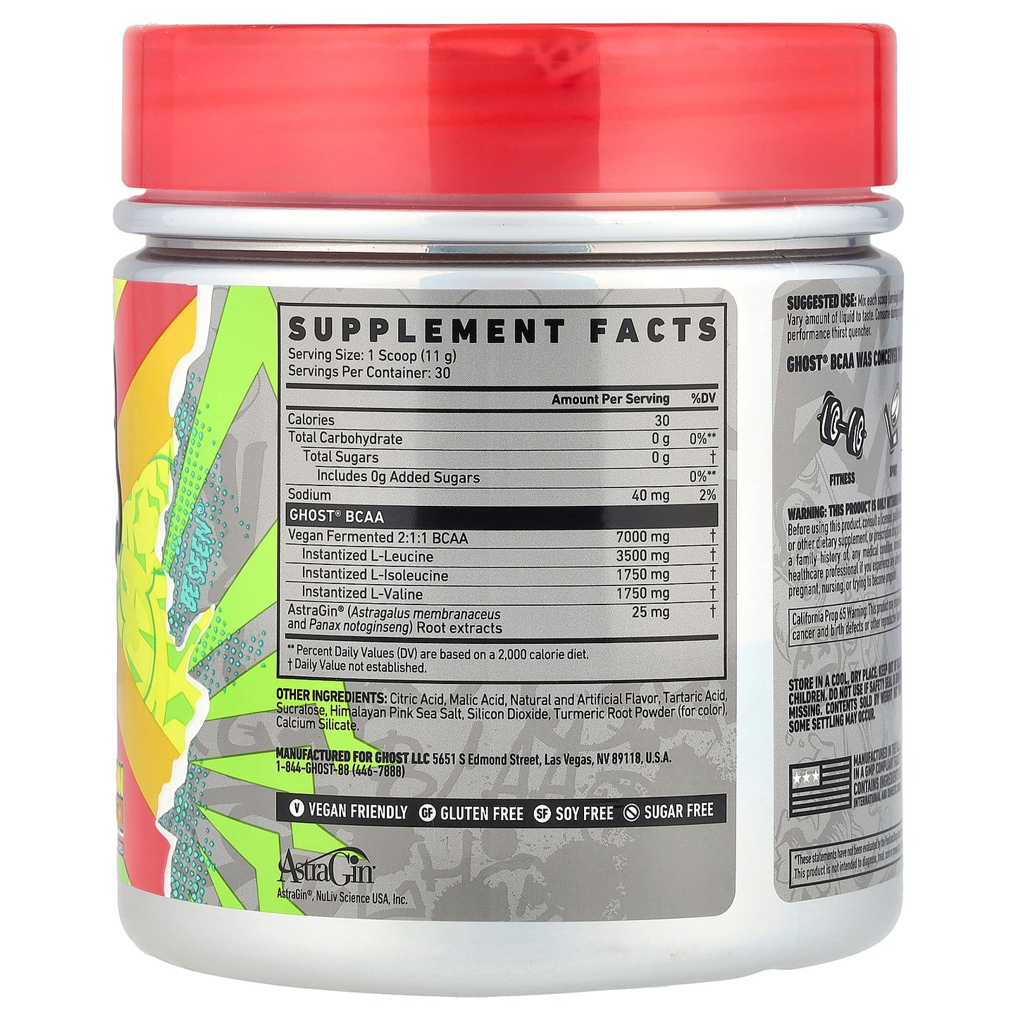 Ghost, BCAA, Lemon Crush, 11.6 oz (330 g)