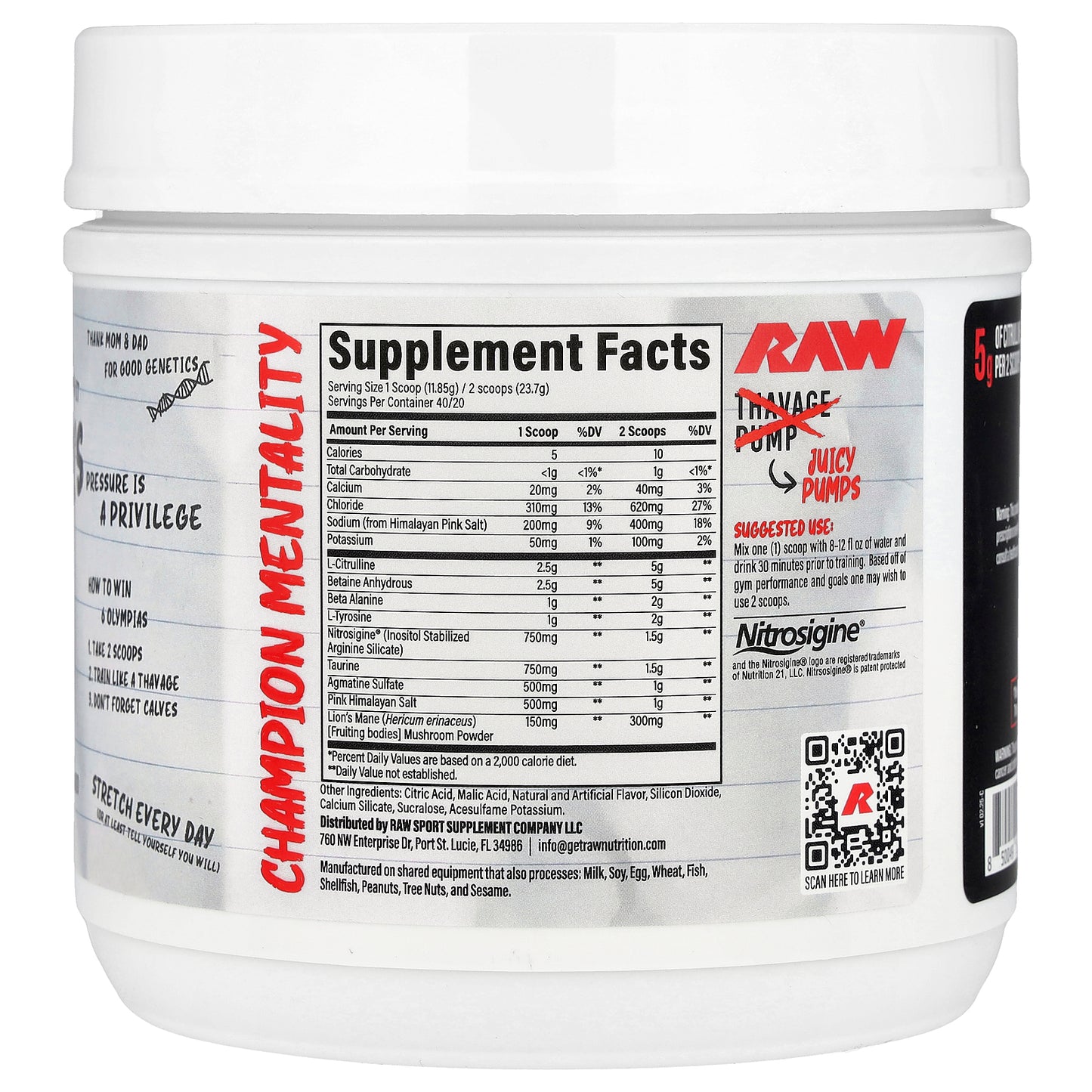 Raw Nutrition, Christopher's Juicy Pumps, 16.72 oz (474 g)