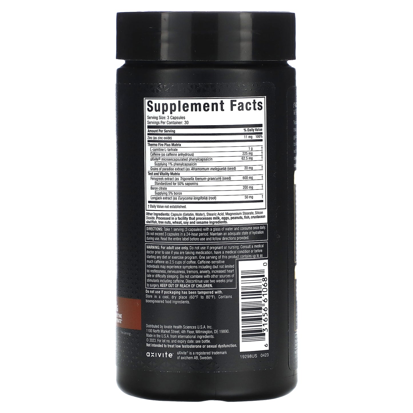 MuscleTech, AlphaTest™ Thermo, 90 Capsules