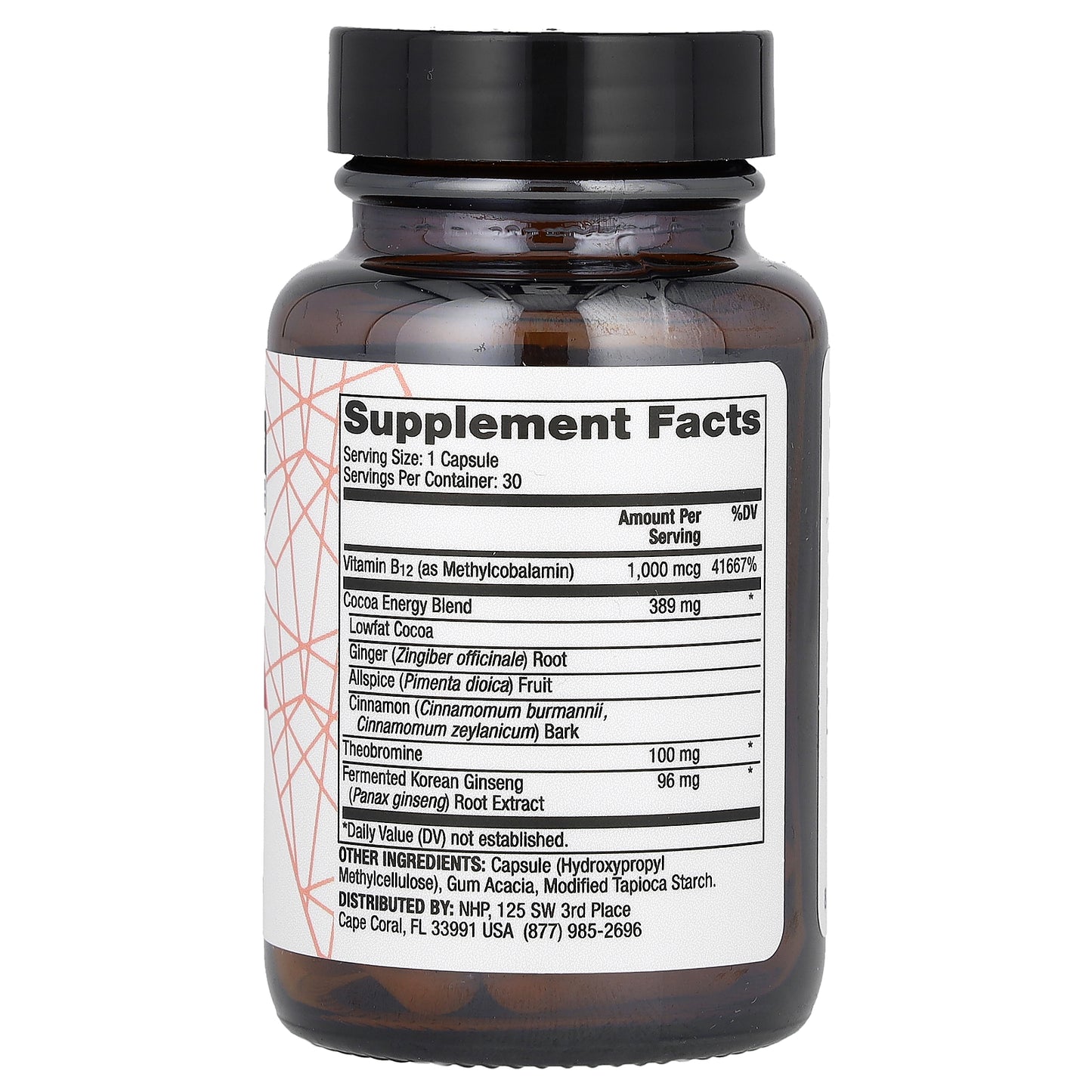 Dr. Mercola, Pure Power, Energy Boost, Ginseng + B12, 30 Capsules