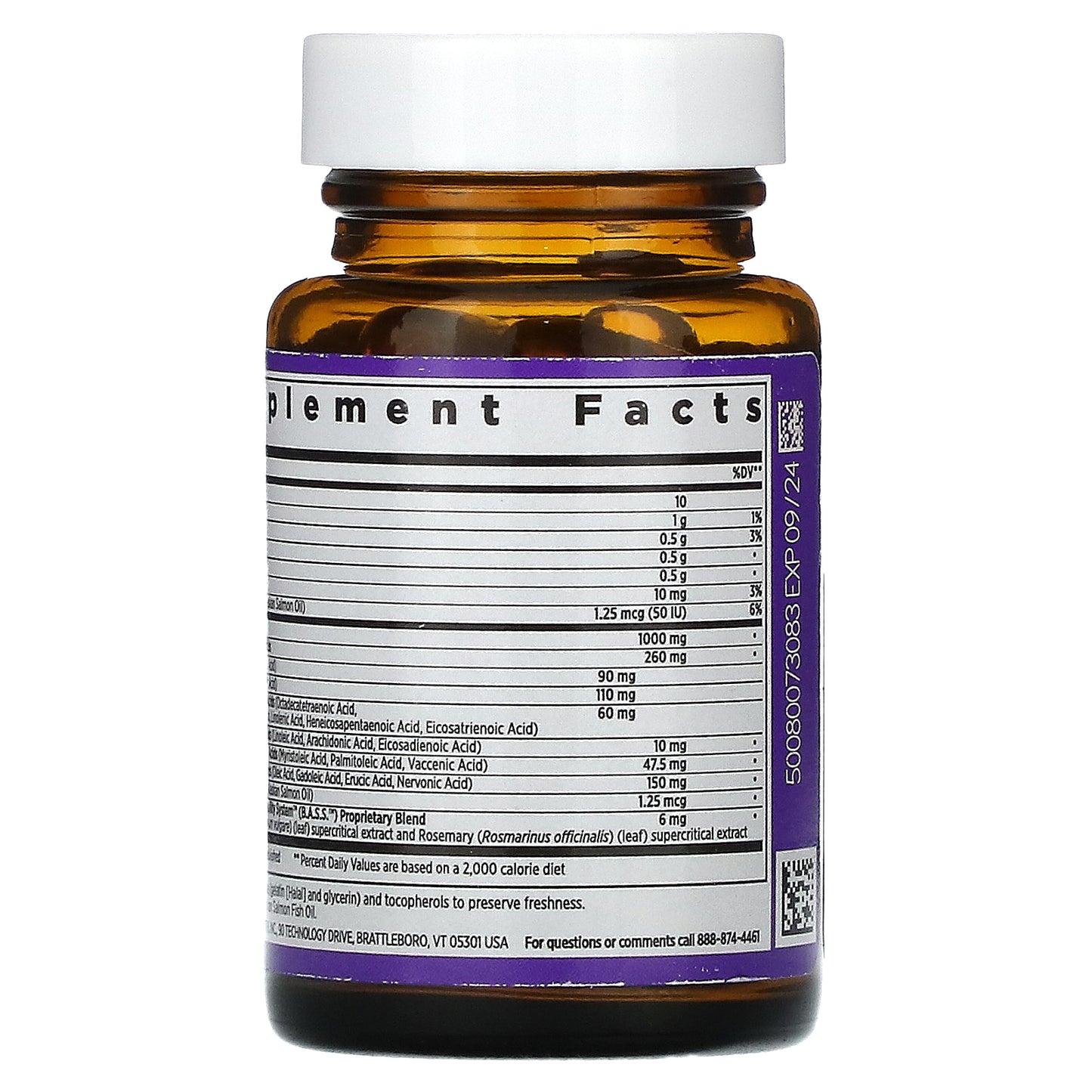 New Chapter, Omega-3 Complex, 30 BSE-Free Softgels