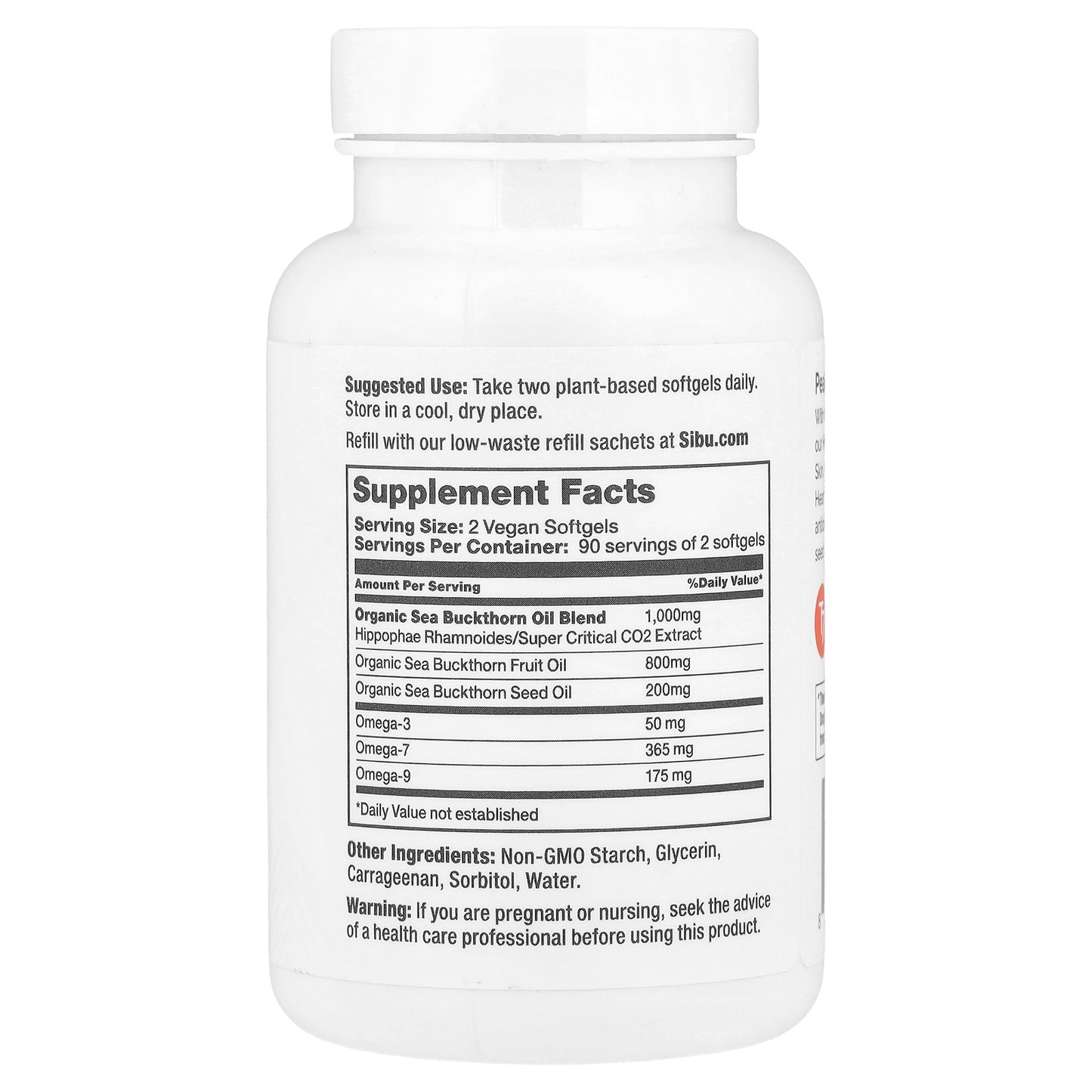 Sibu Beauty, Omega-7, 180 Softgels