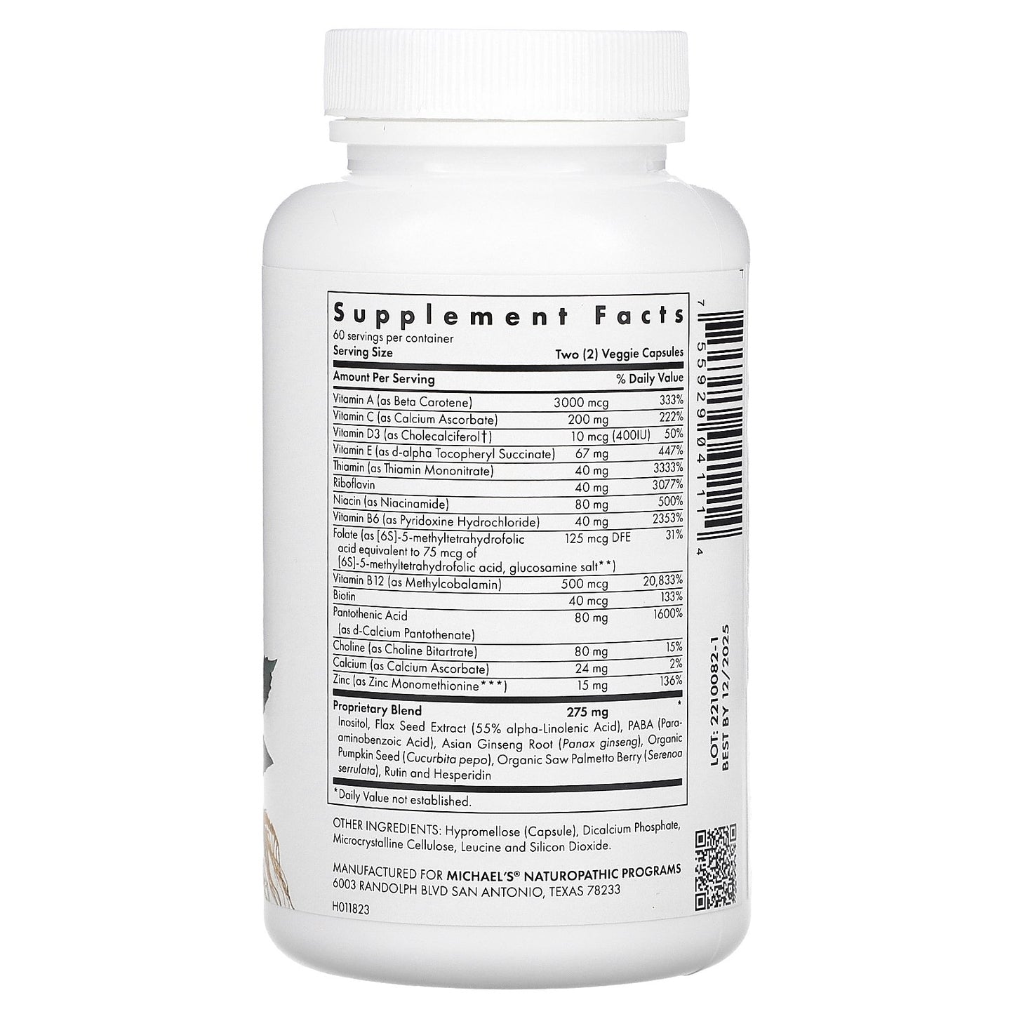 Michael's Health, Teen Boys Multivitamin, 120 Vegetarian Capsules