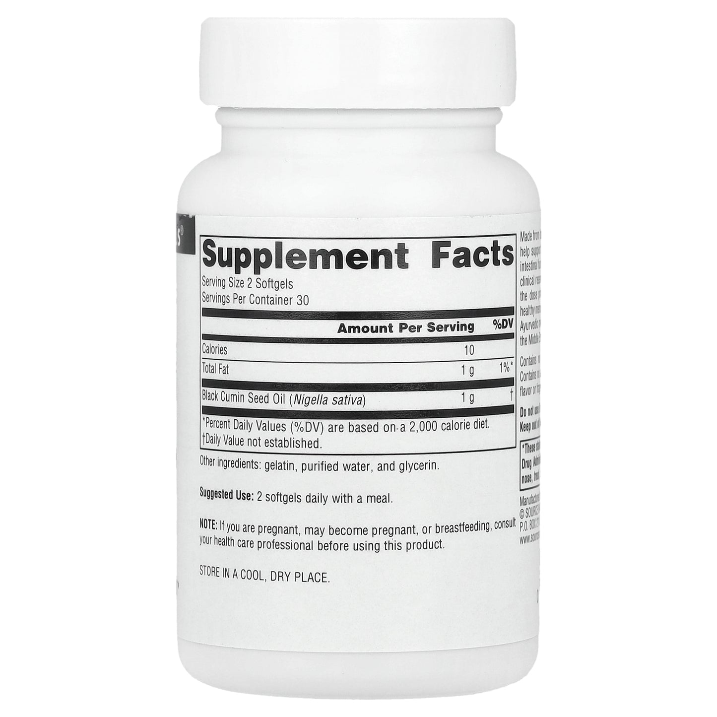 Source Naturals, Black Seed Oil, 60 Softgels