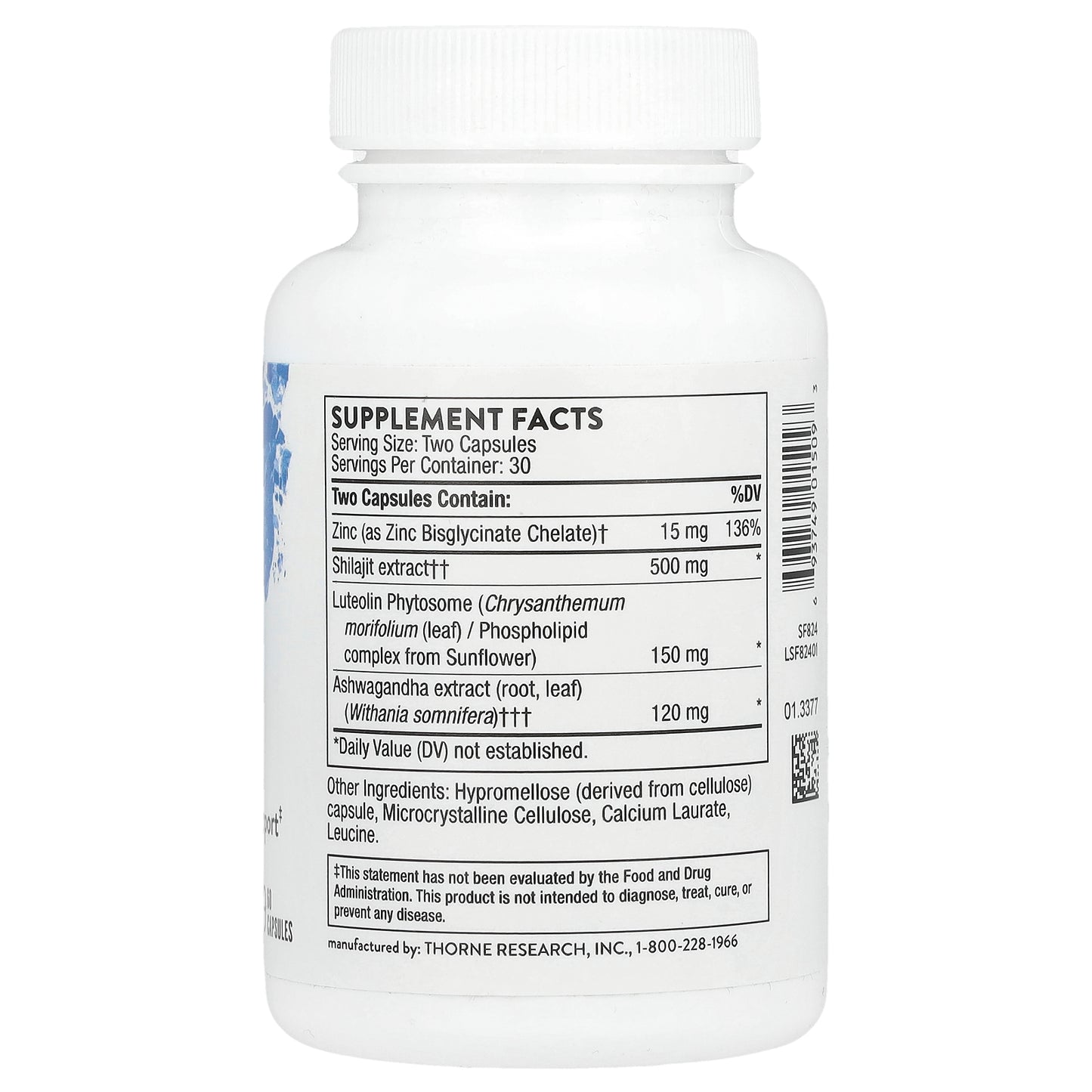 Thorne, Advanced Testosterone Support, 60 Capsules