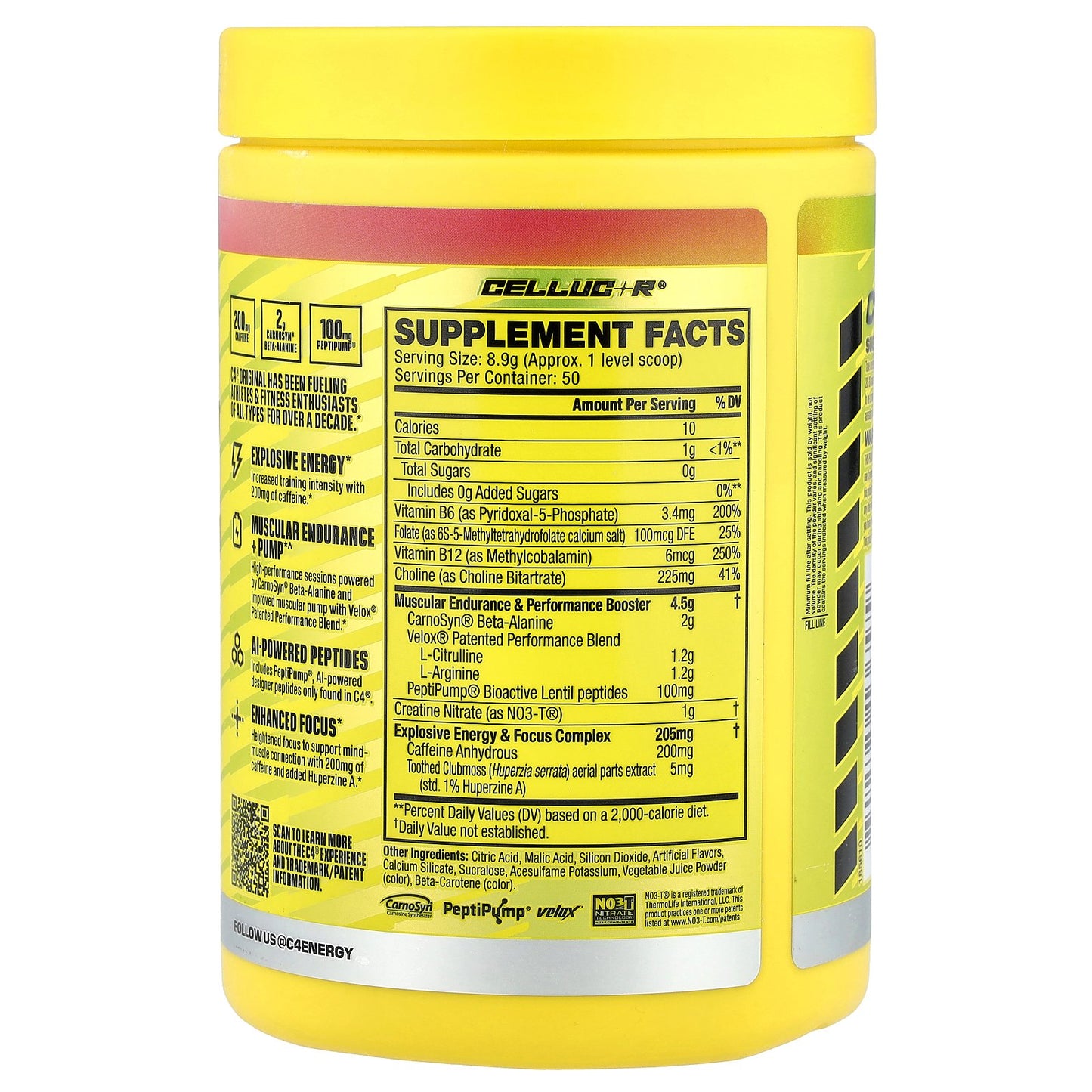 C4 / Cellucor, C4® Original, Pre-Workout, Watermelon, 15.7 oz (445 g)