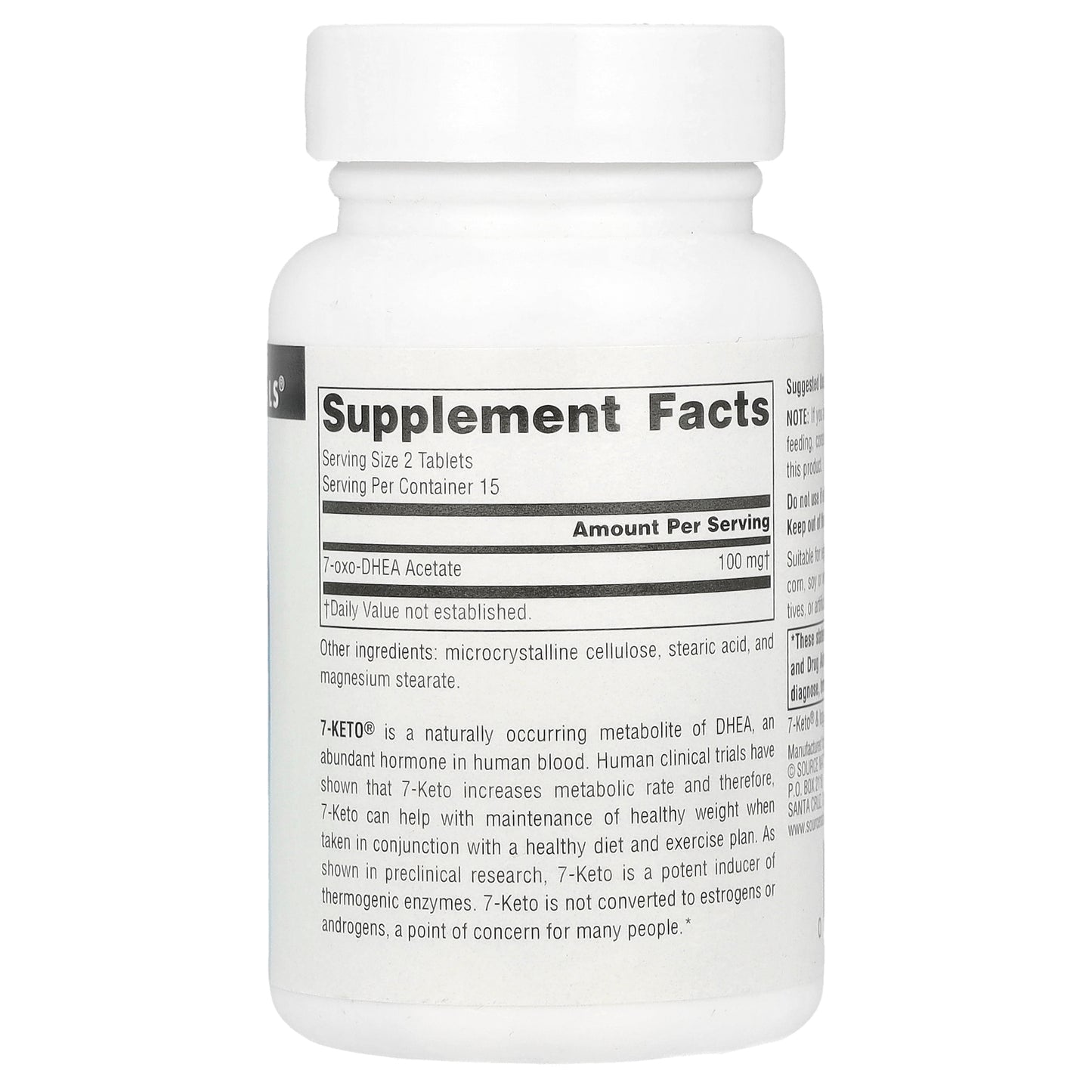 Source Naturals, 7-Keto®, DHEA Metabolite, 50 mg , 30 Tablets