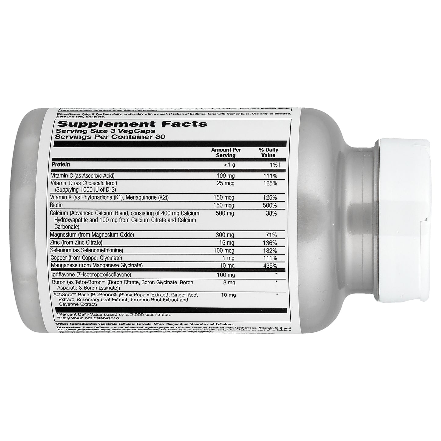 KAL, Bone Defense™, 90 VegCaps