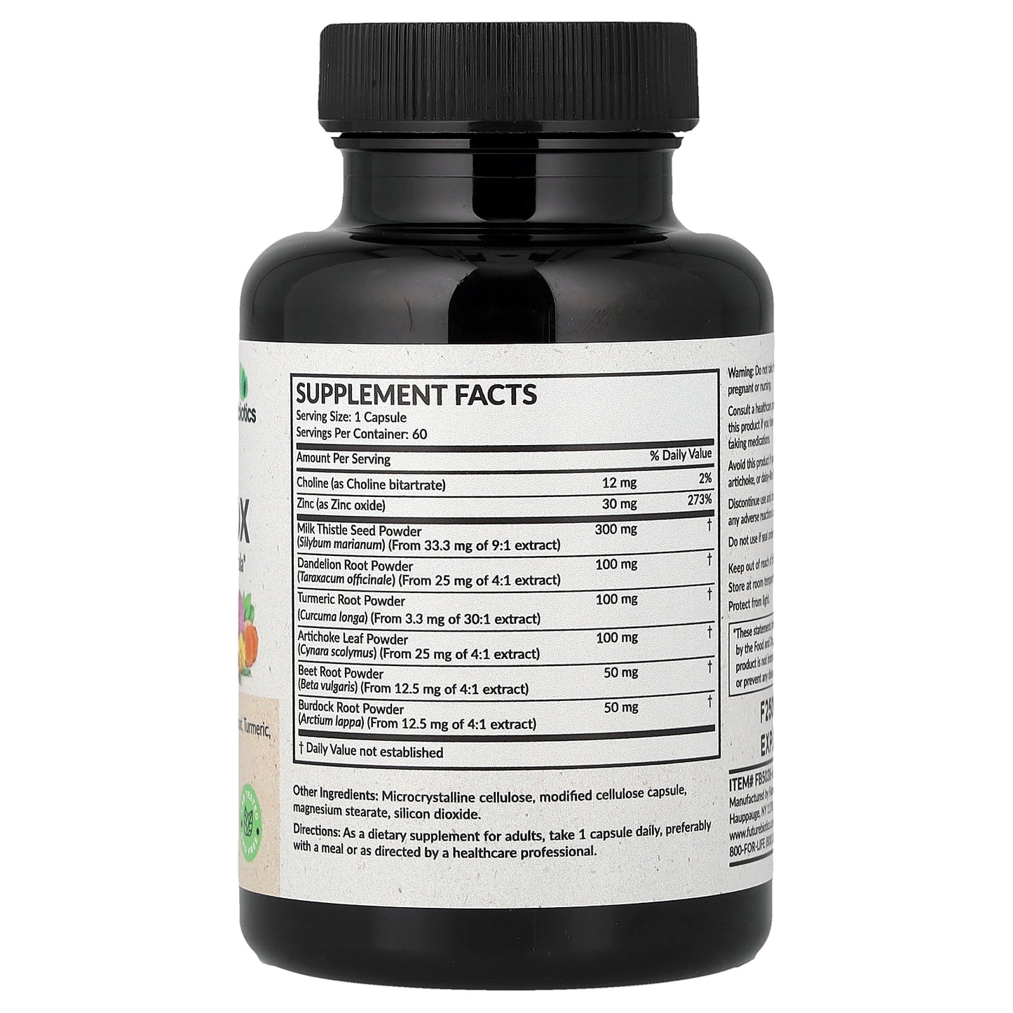 Futurebiotics, Liver Detox, 60 Vegetarian Capsules