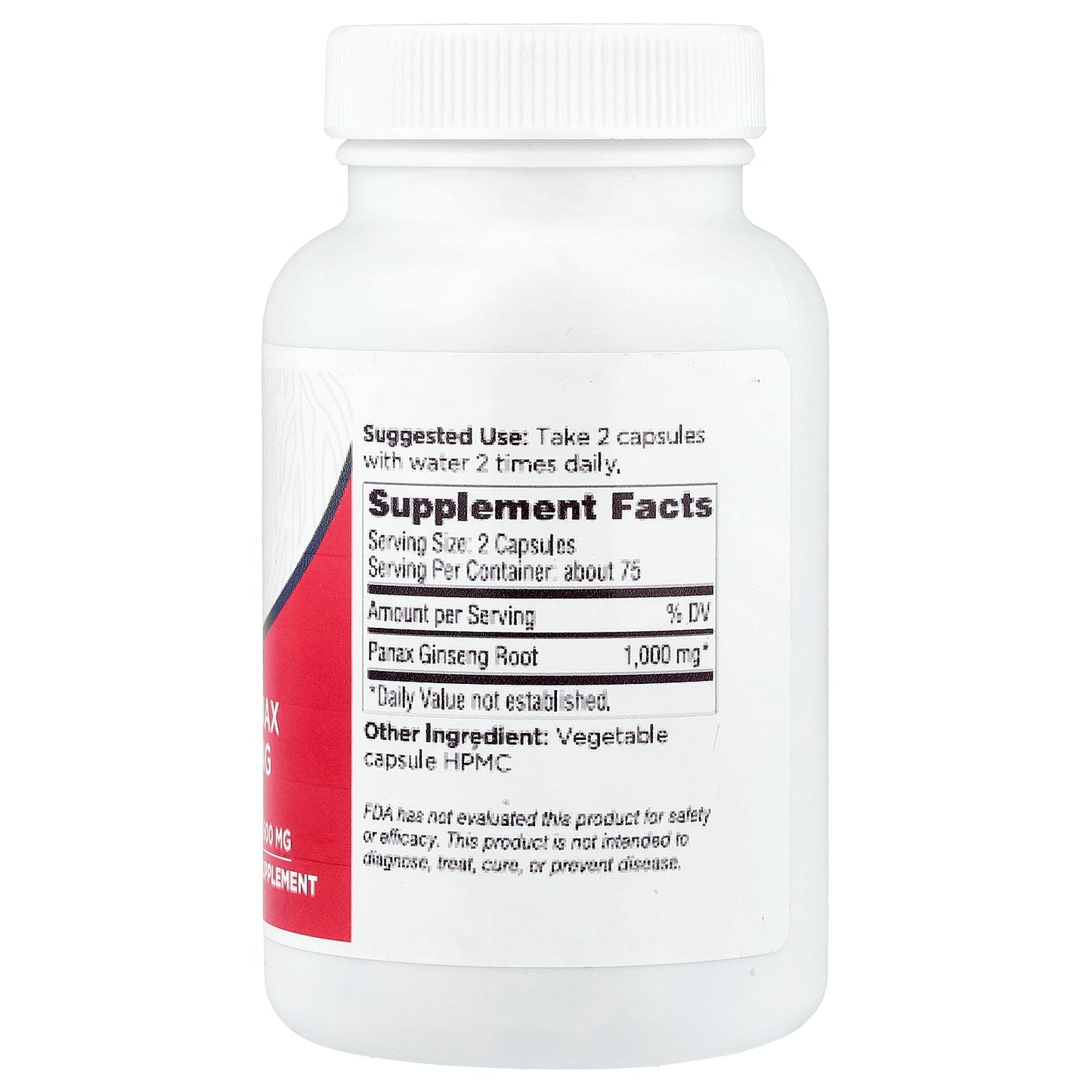 Dairyland Ginseng, Red Panax Ginseng, 500 mg, 150 Capsules