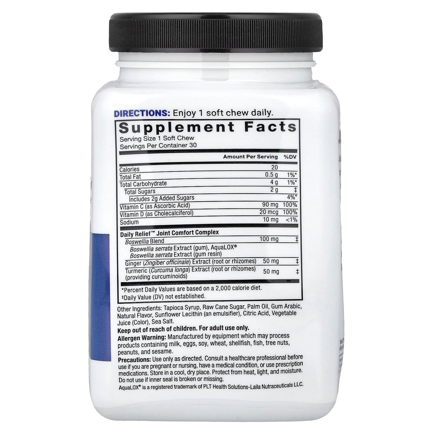 Force Factor, Daily Relief™, Joint, Tropical Berry, 30 Soft Chews