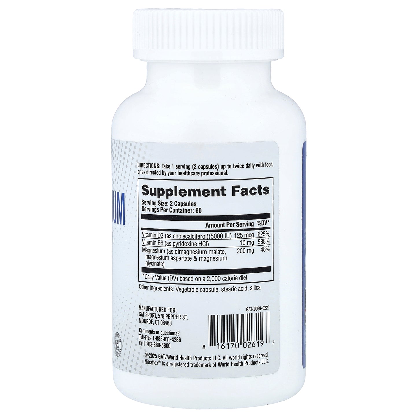 GAT, Pro Magnesium, 120 Veggie Caps