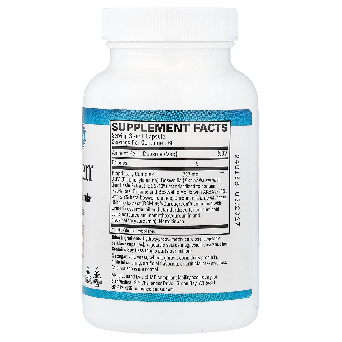 EuroMedica, Curaphen®, 60 Capsules