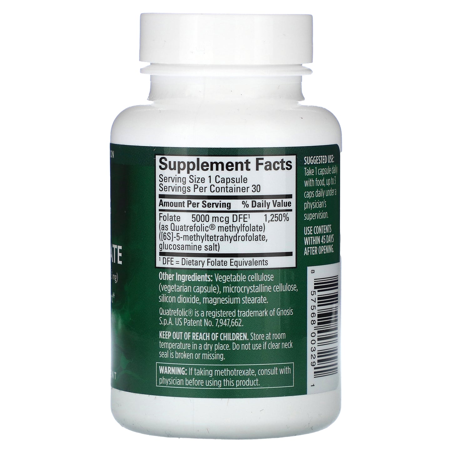 BrainMD, Methylfolate, 5,000 mcg , 30 Capsules