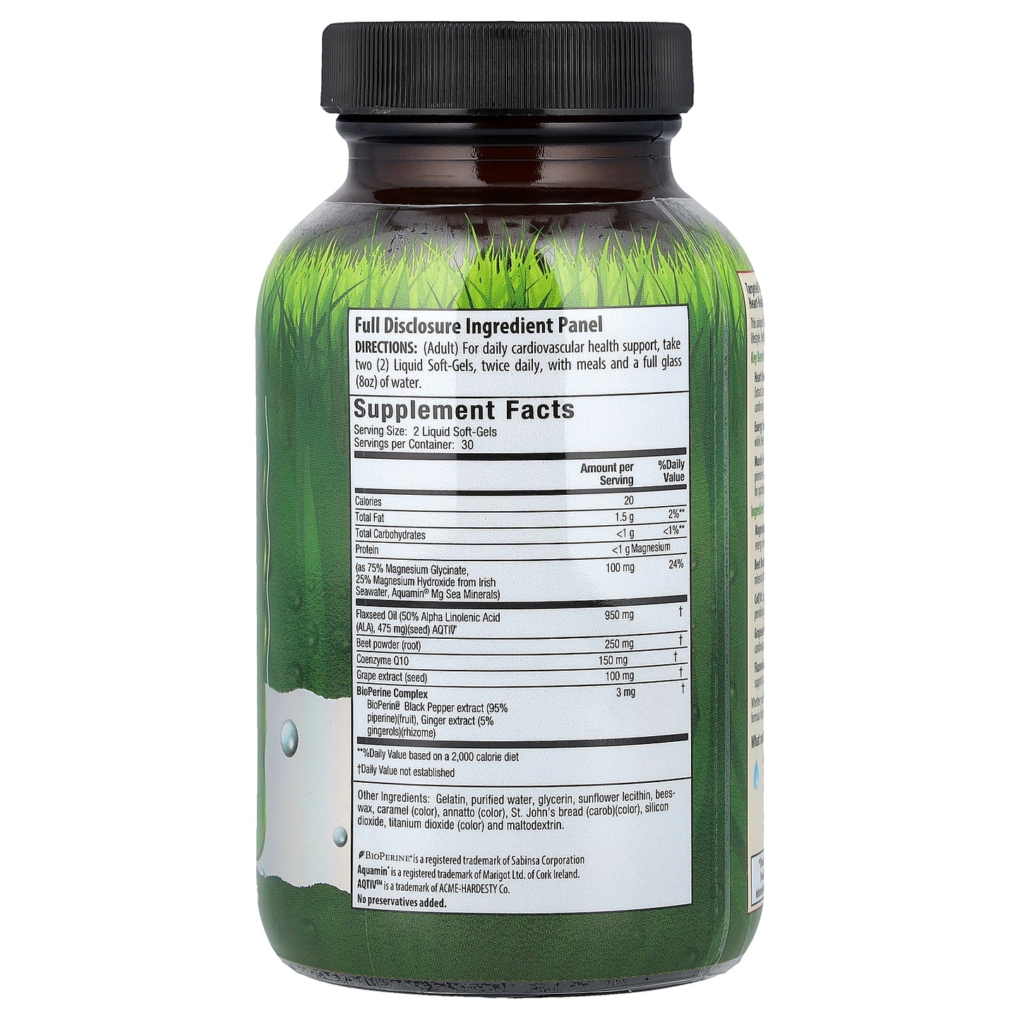 Irwin Naturals, Magnesium + Beets & CoQ10, 60 Liquid Soft-Gels