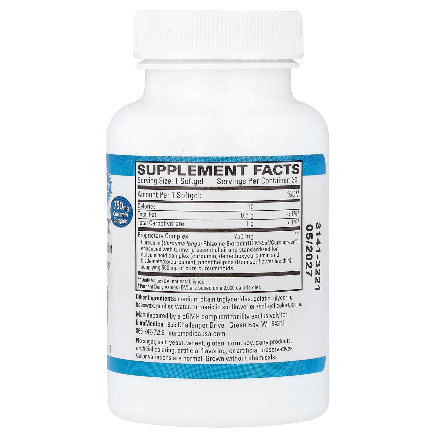 EuroMedica, CuraPro®, 30 Softgels