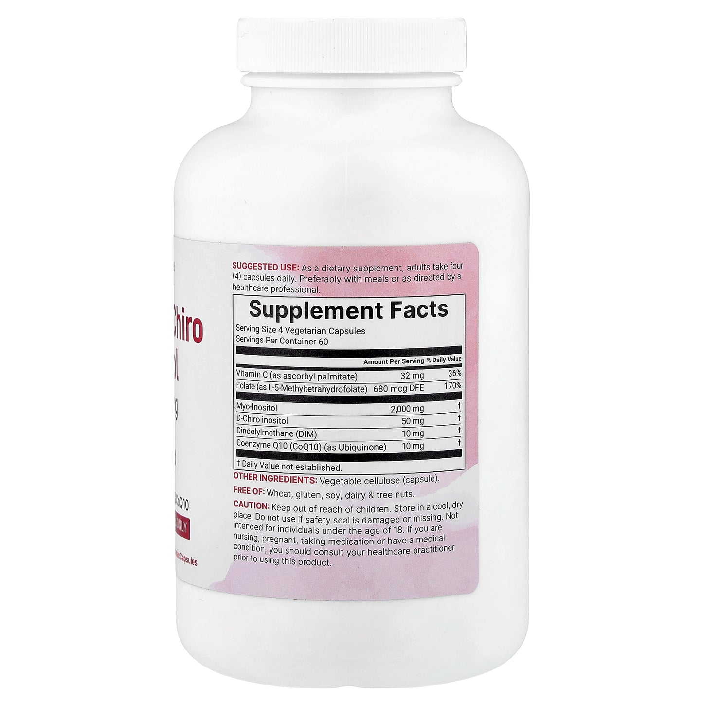 Micro Ingredients, Myo D-Chiro Inositol, 240 Vegetarian Capsules