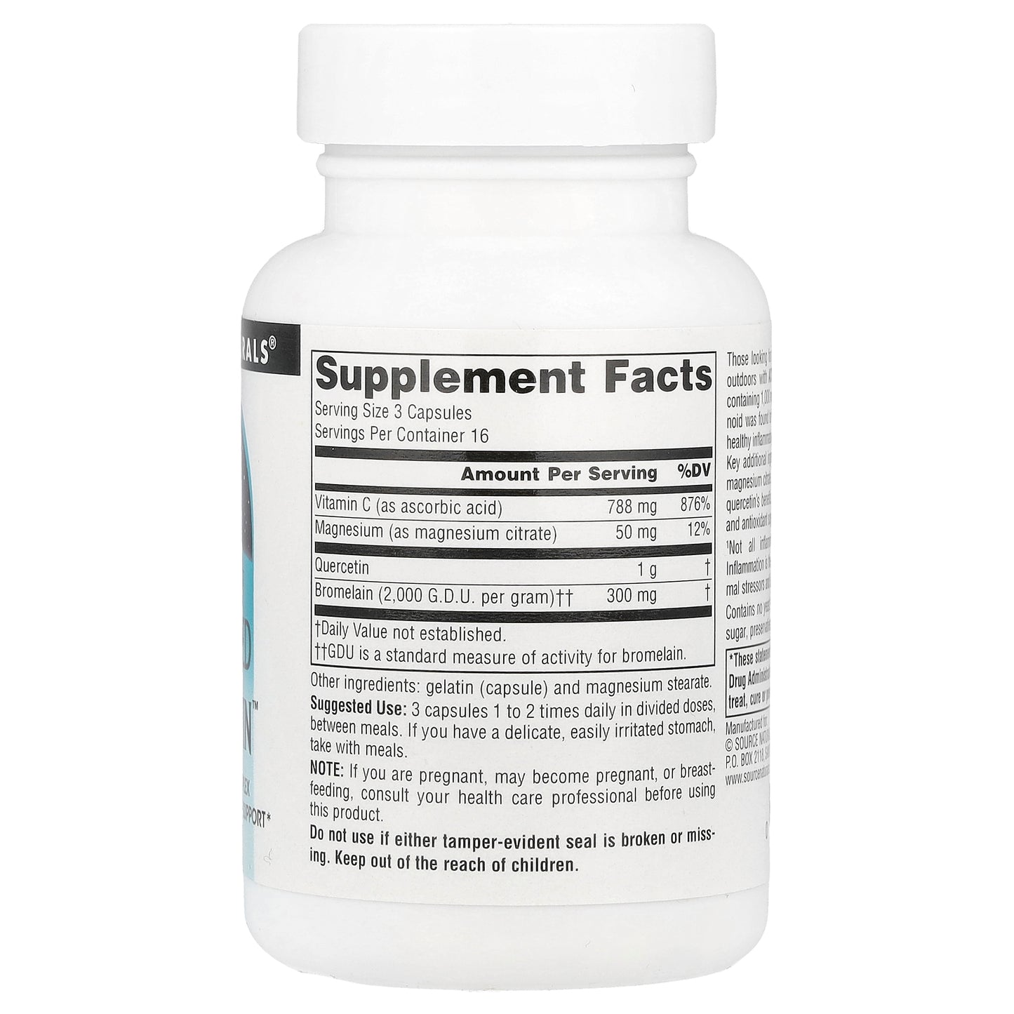 Source Naturals, Activated Quercetin™, 50 Capsules
