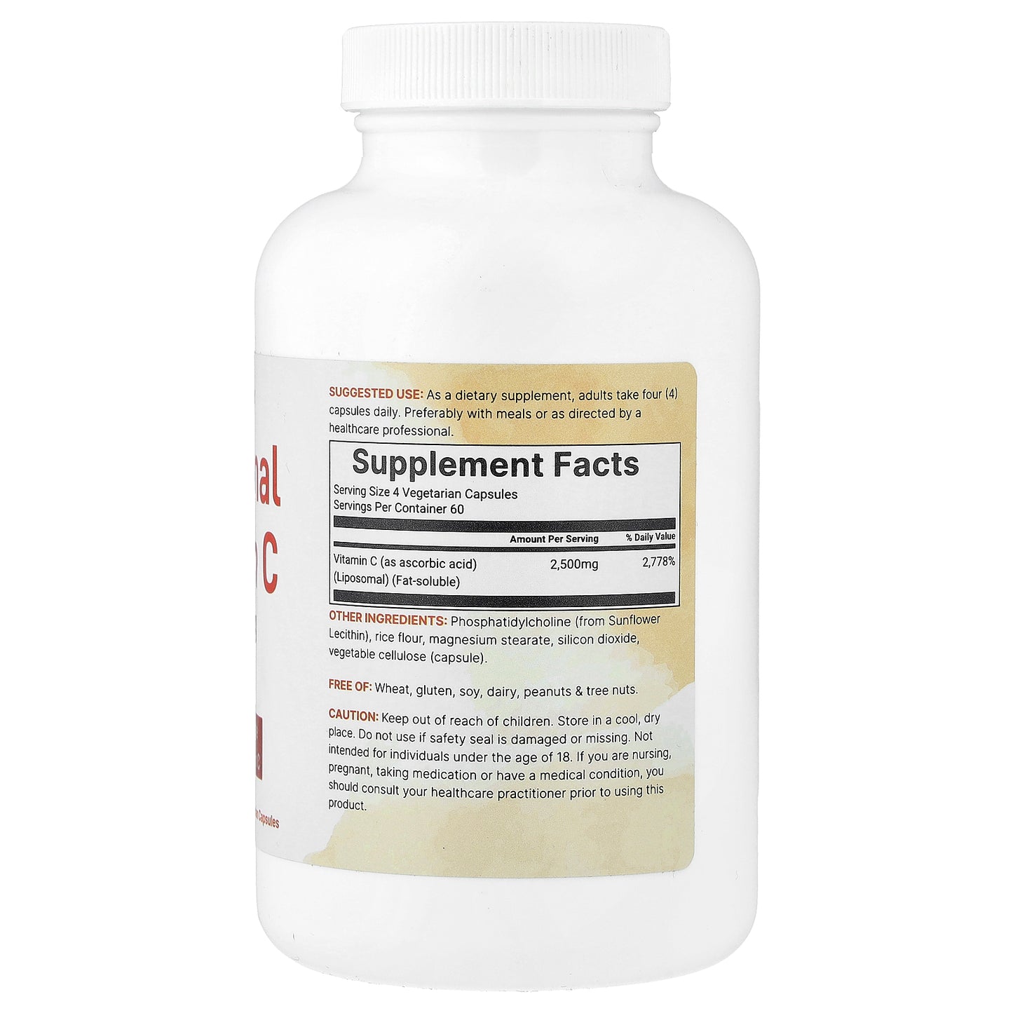 Micro Ingredients, Liposomal Vitamin C, 240 Vegetarian Capsules (625 mg per Capsule)