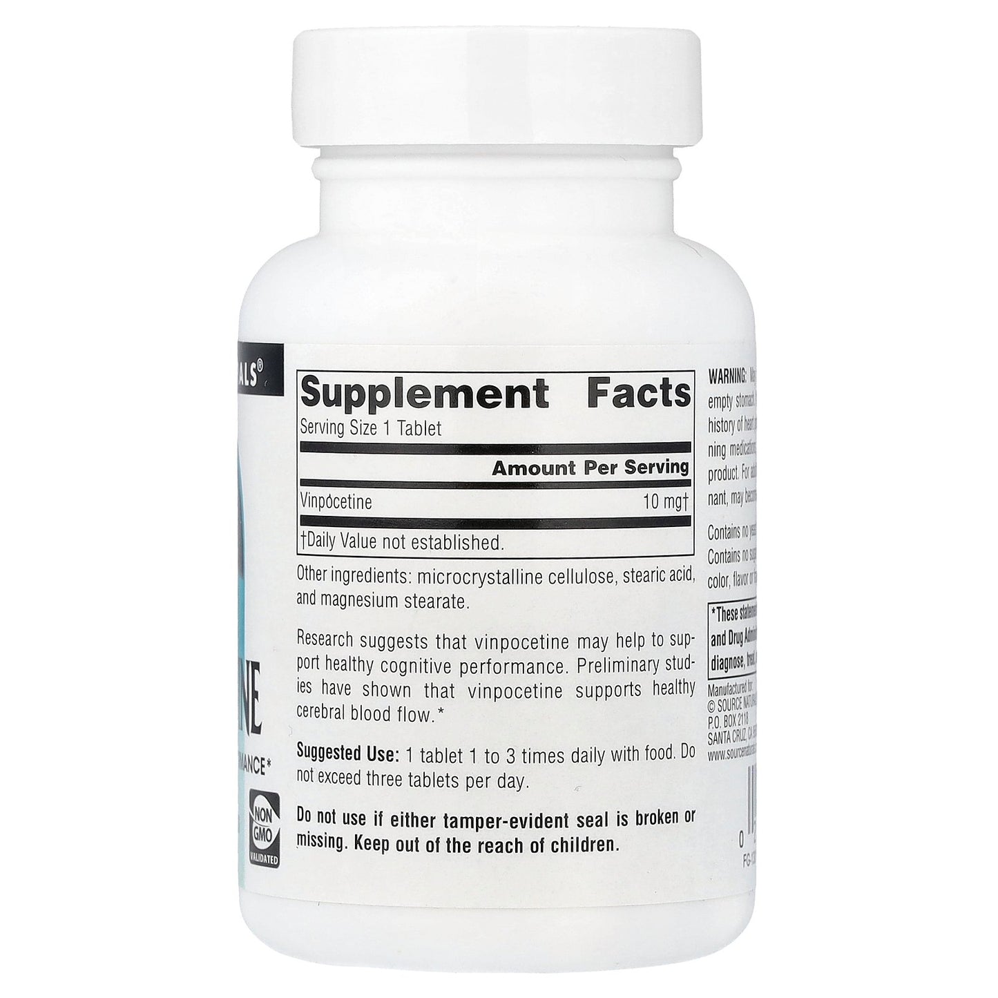 Source Naturals, Vinpocetine, 10 mg, 240 Tablets