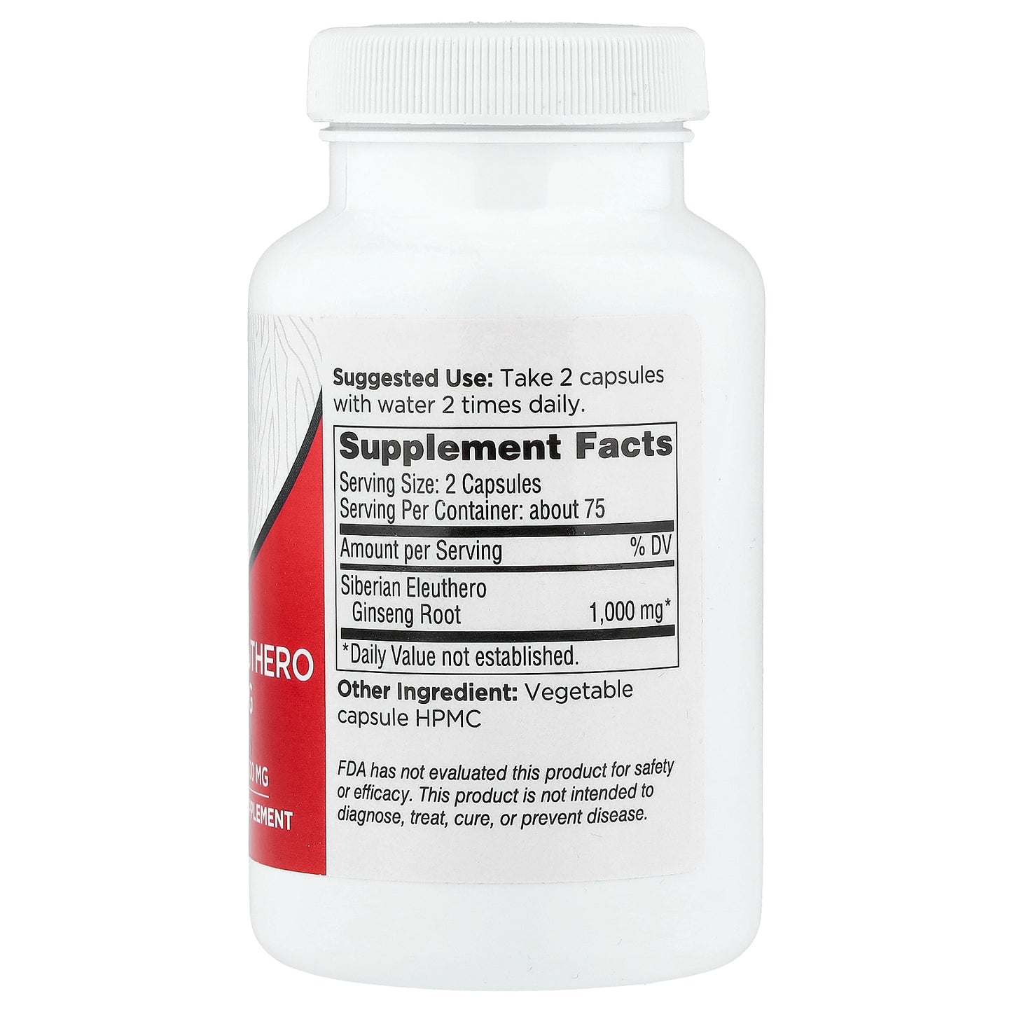 Dairyland Ginseng, Siberian Eleuthero Ginseng, 500 mg, 150 Capsules