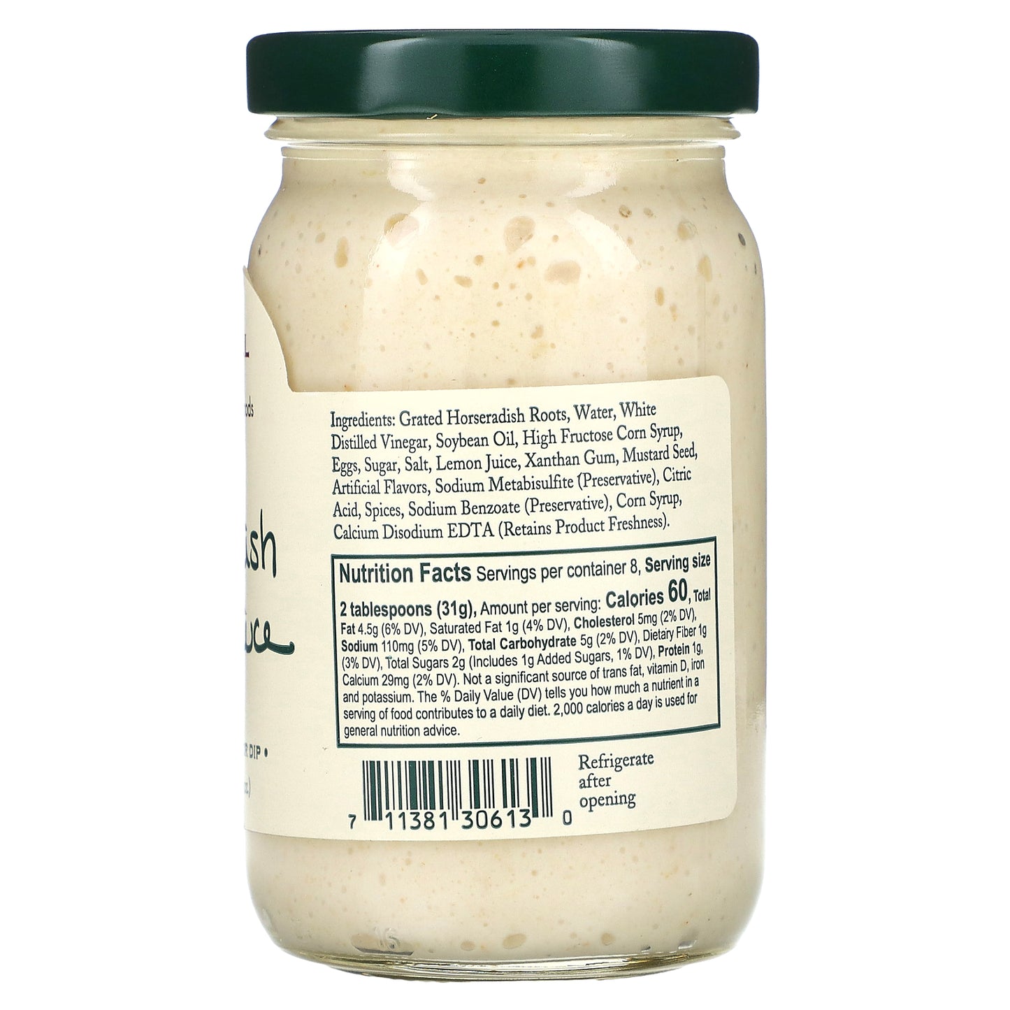 Stonewall Kitchen, Horseradish Cream Sauce, 8.25 oz (234 g)