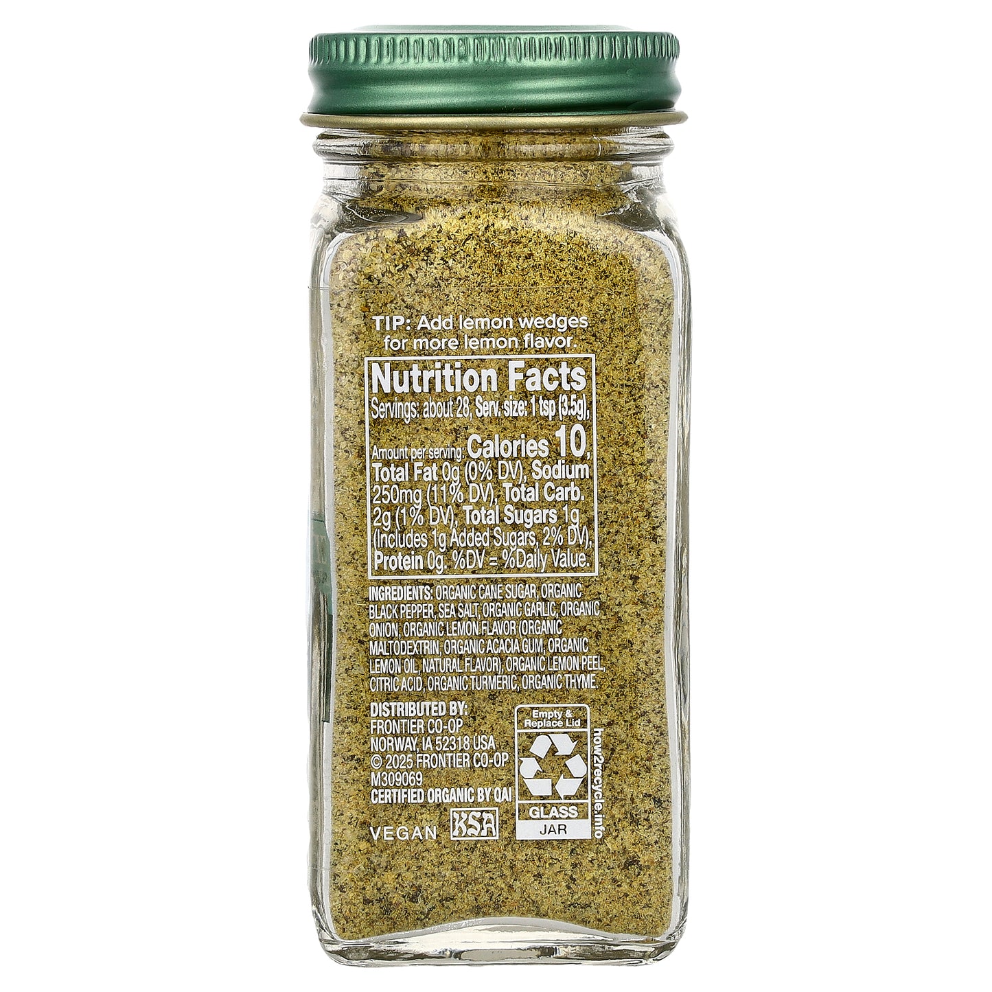Simply Organic, Rotisserie Style Seasoning, Lemon Pepper, 3.42 oz (97 g)
