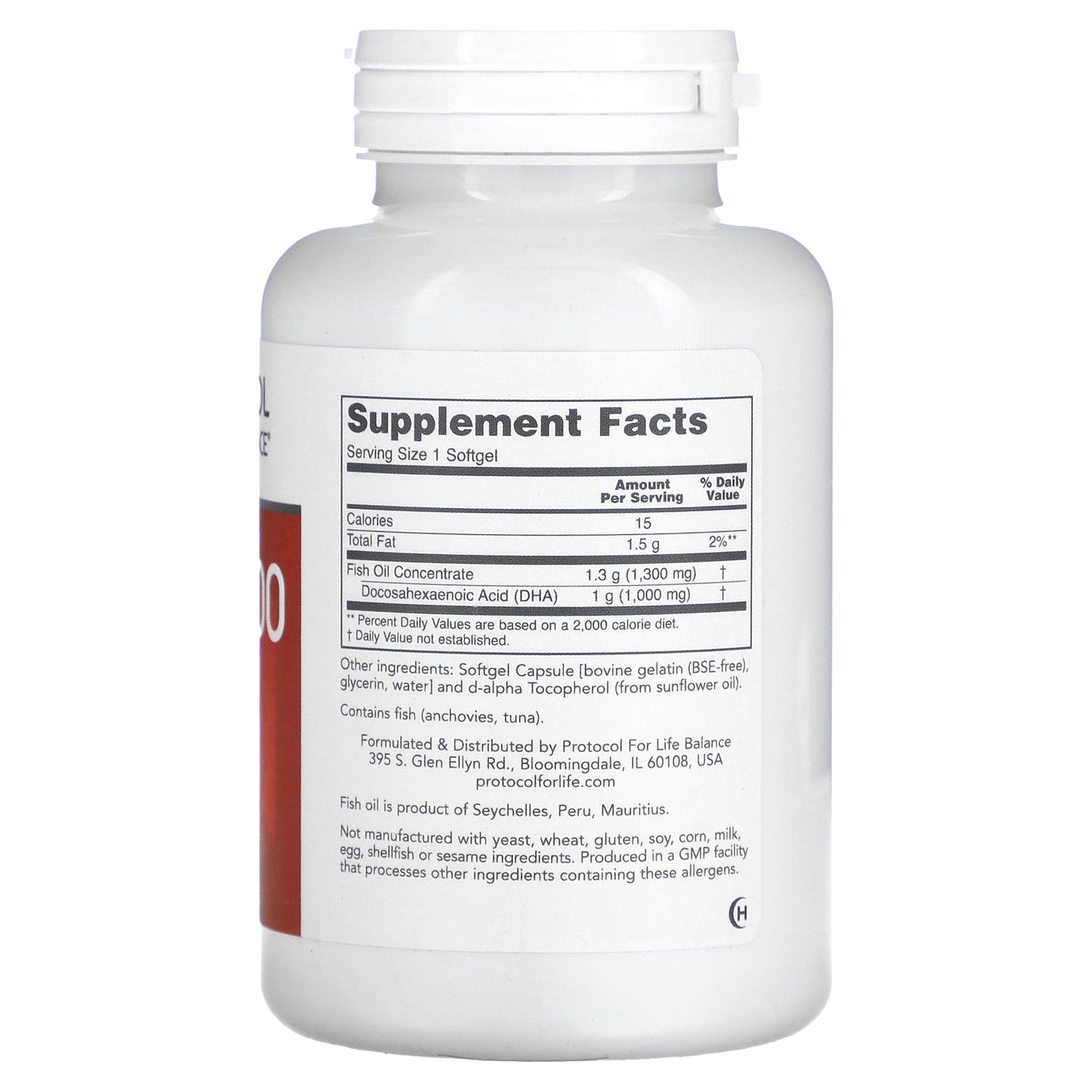 Protocol for Life Balance, DHA-100, 90 Softgels