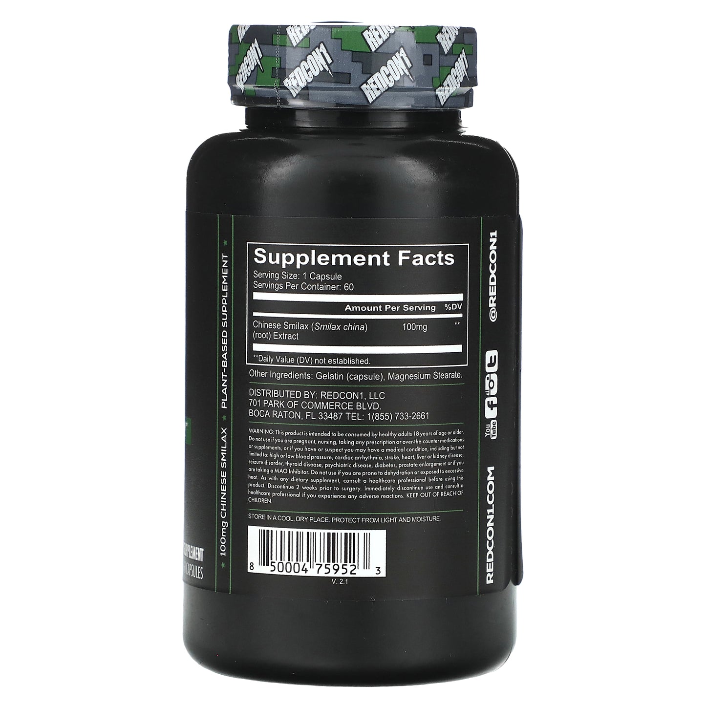 Redcon1, Halo, Muscle Builder, 100 mg, 60 Capsules