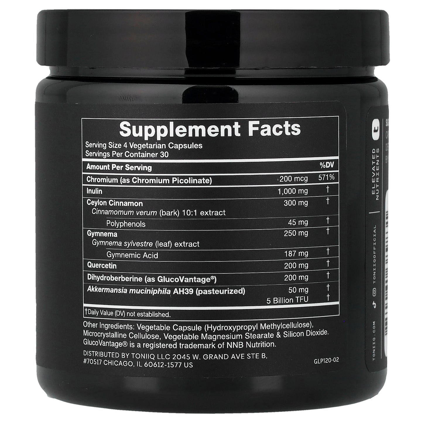 Toniiq, GLP-Core™ 2000, 120 Capsules