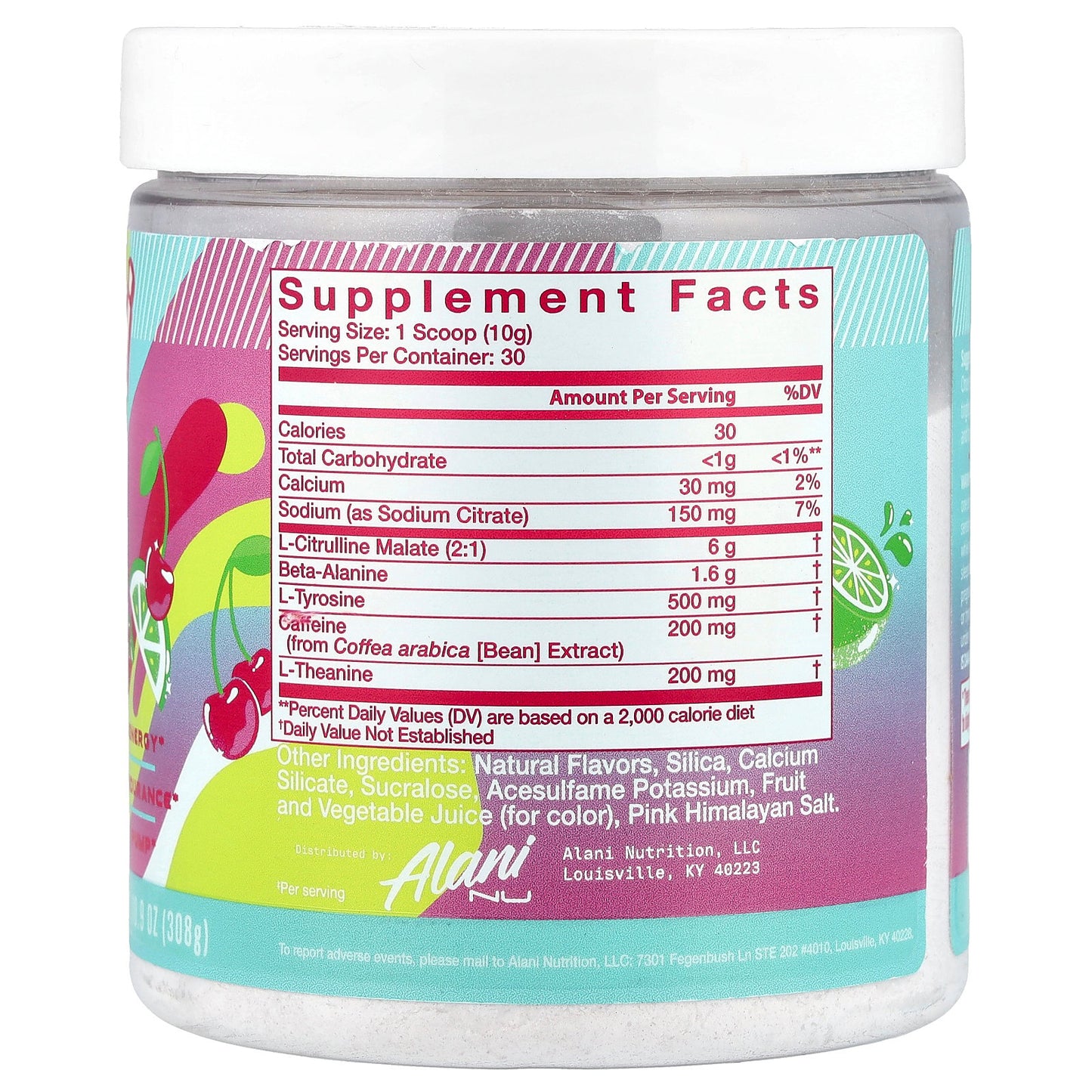 Alani Nu, Pre-Workout, Cherry Twist, 10.9 oz (308 g)