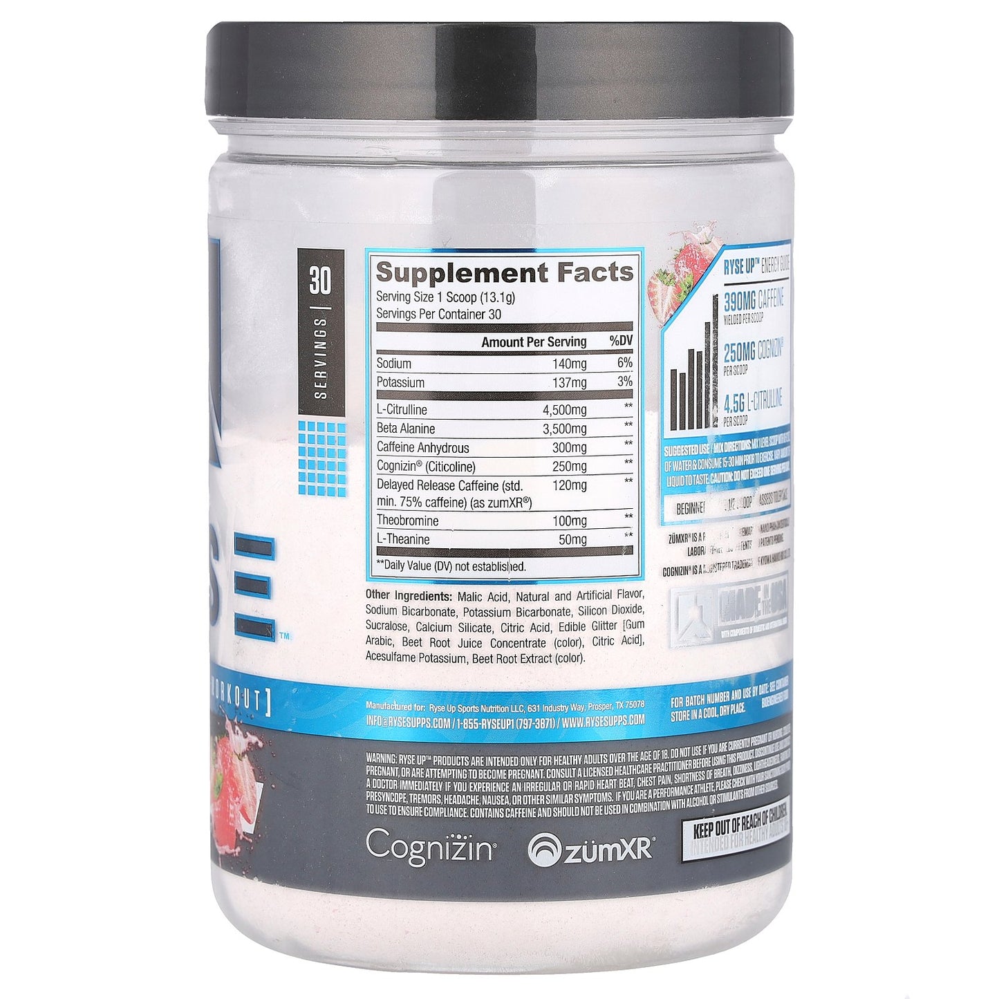 RYSE, Loaded Pre, High Stim Pre-Workout, Pink Splash, 13.9 oz (393 g)