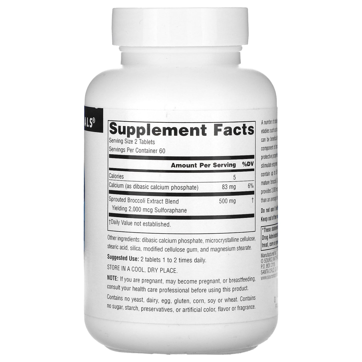 Source Naturals, Broccoli Sprouts Extract, 120 Tablets (125 mg per Tablet)