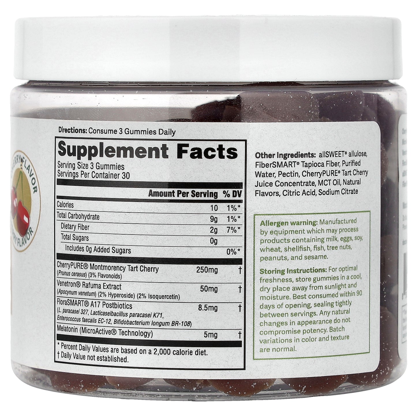 Dr. Murray's, Sleep Boost Gummies, Cherry, 90 Vegan Gummies