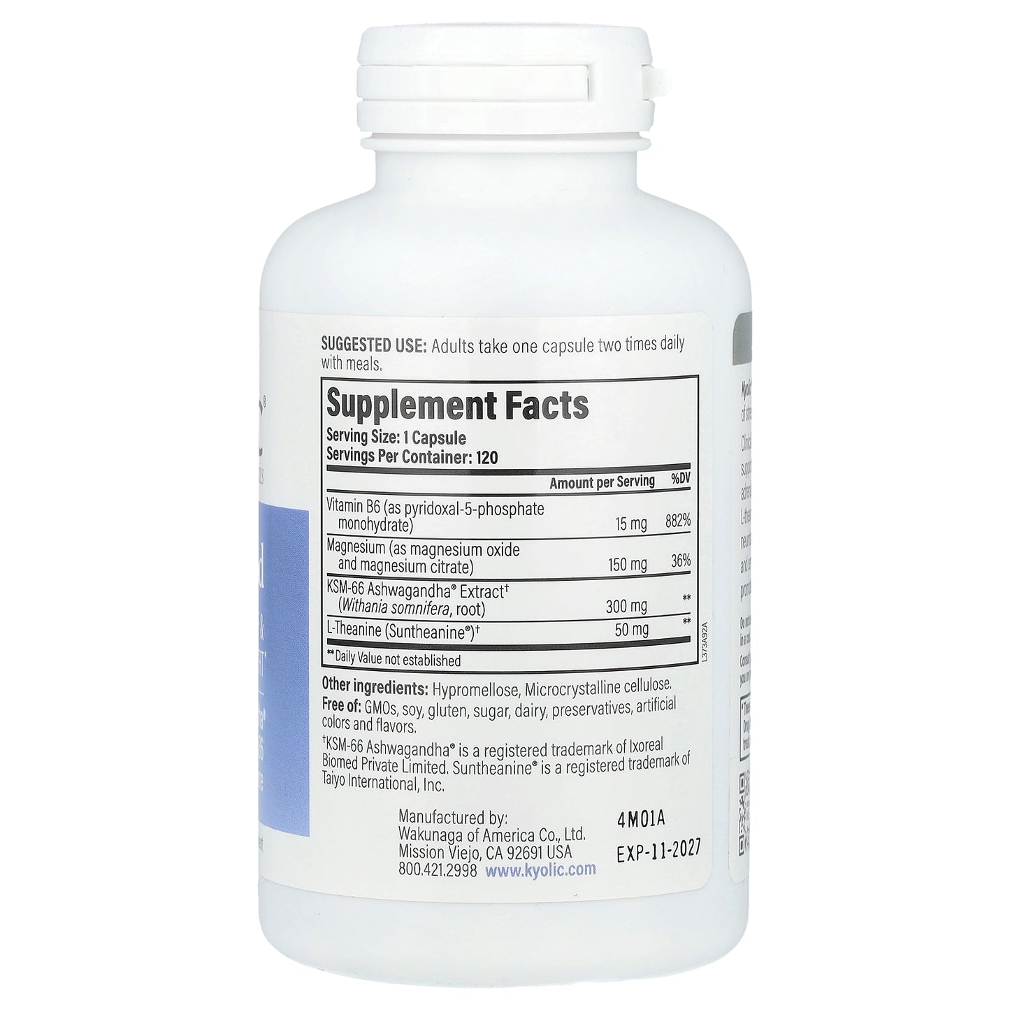 Kyolic, Specialty Series, Calm Mood, 120 Vegan Capsules