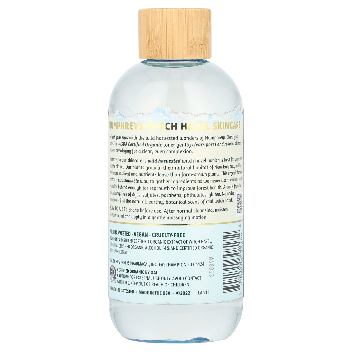 Humphreys, Witch Hazel, Clarifying Toner, 8 fl oz (236 ml)