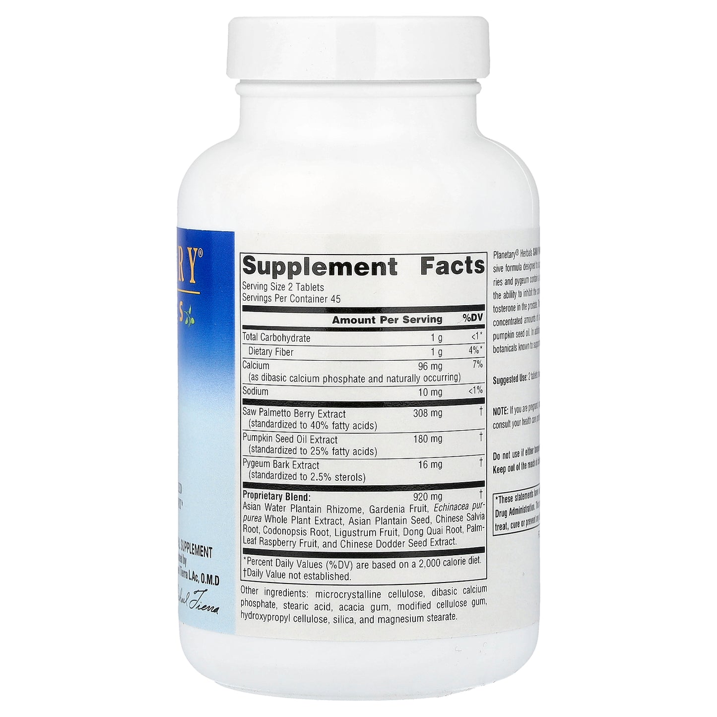 Planetary Herbals, Saw Palmetto Classic™, 90 Tablets