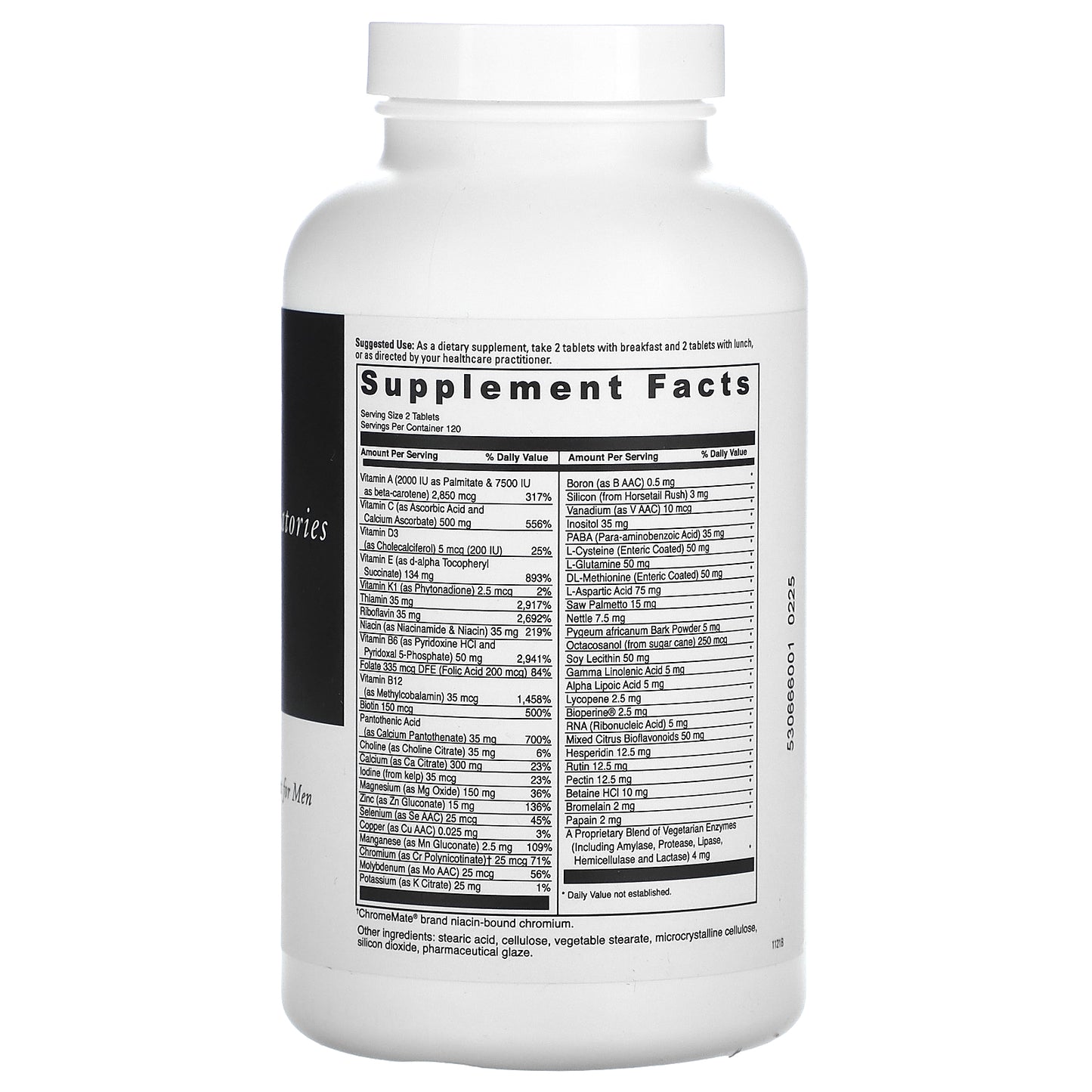 DaVinci Laboratories, Spectra Man, Multiple Vitamin/Mineral, 240 Tablets