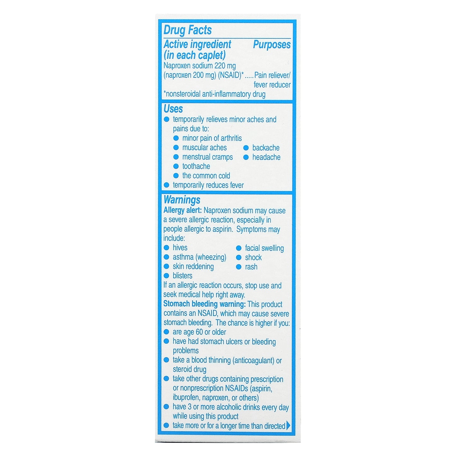 Aleve, Pain Reliever/Fever Reducer, 90 Caplets