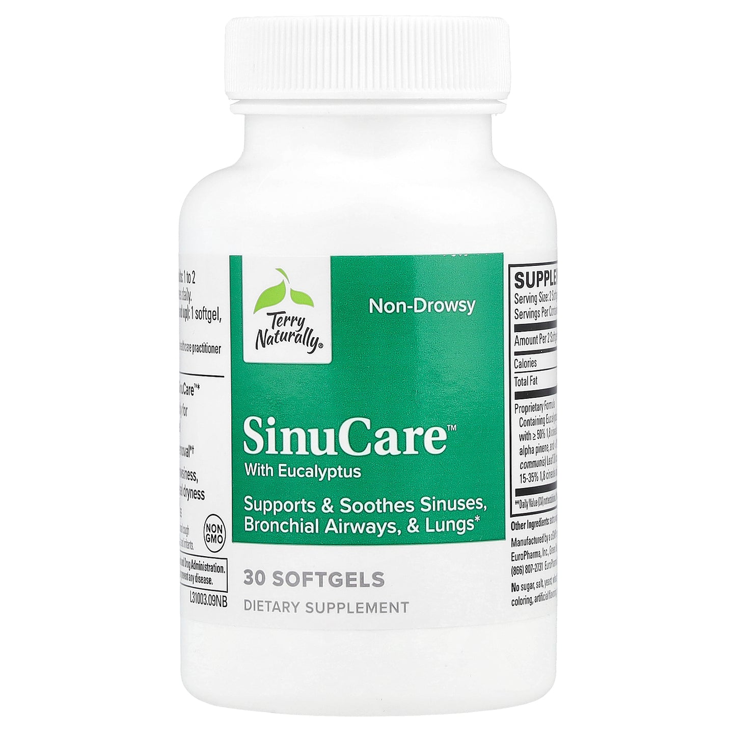 Terry Naturally, SinuCare™ with Eucalyptus, 30 Softgels