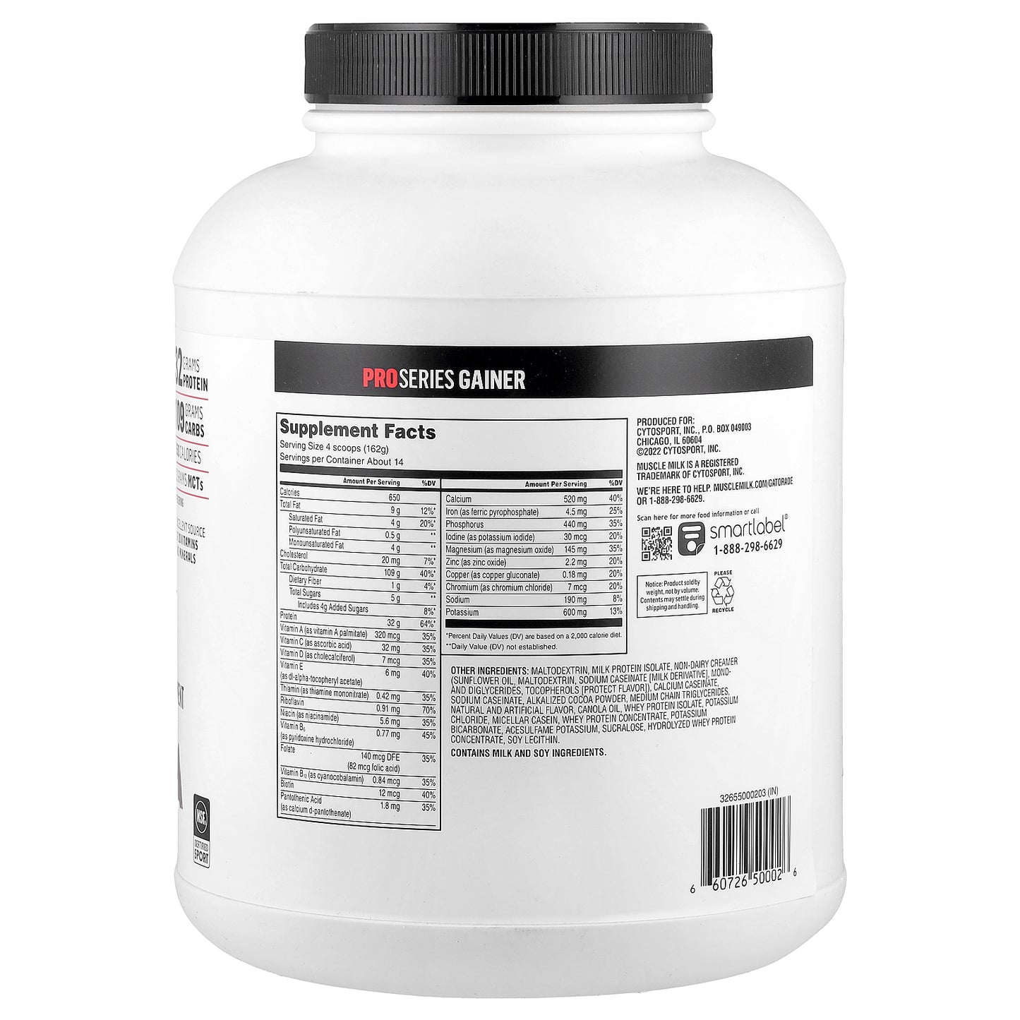 Muscle Milk, ProSeries Gainer, Protein Powder, Chocolate, 5 lb (2.27 kg)